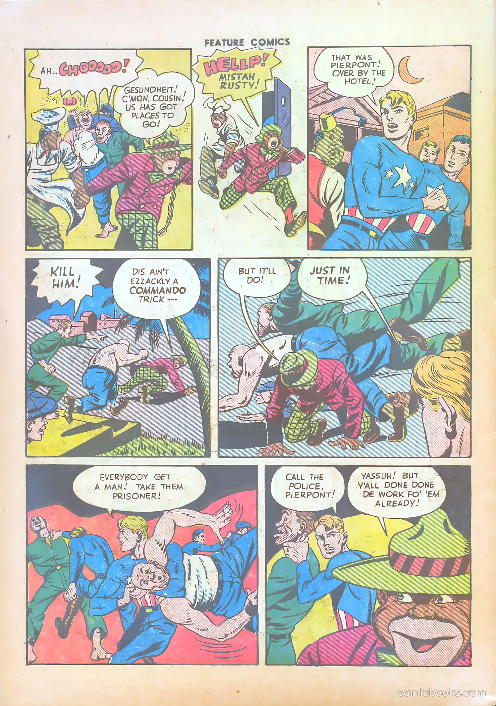 Feature Comics #77 (1944) — page 56 of 60