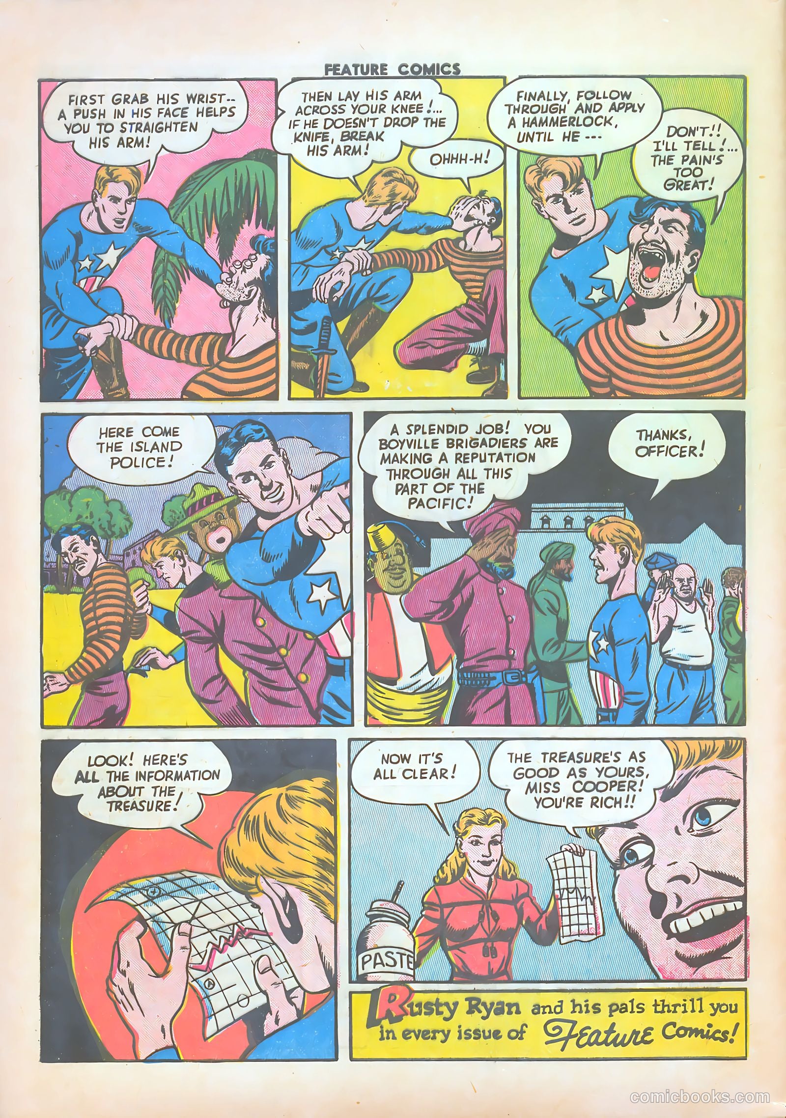 Feature Comics #77 (1944) — page 58 of 60