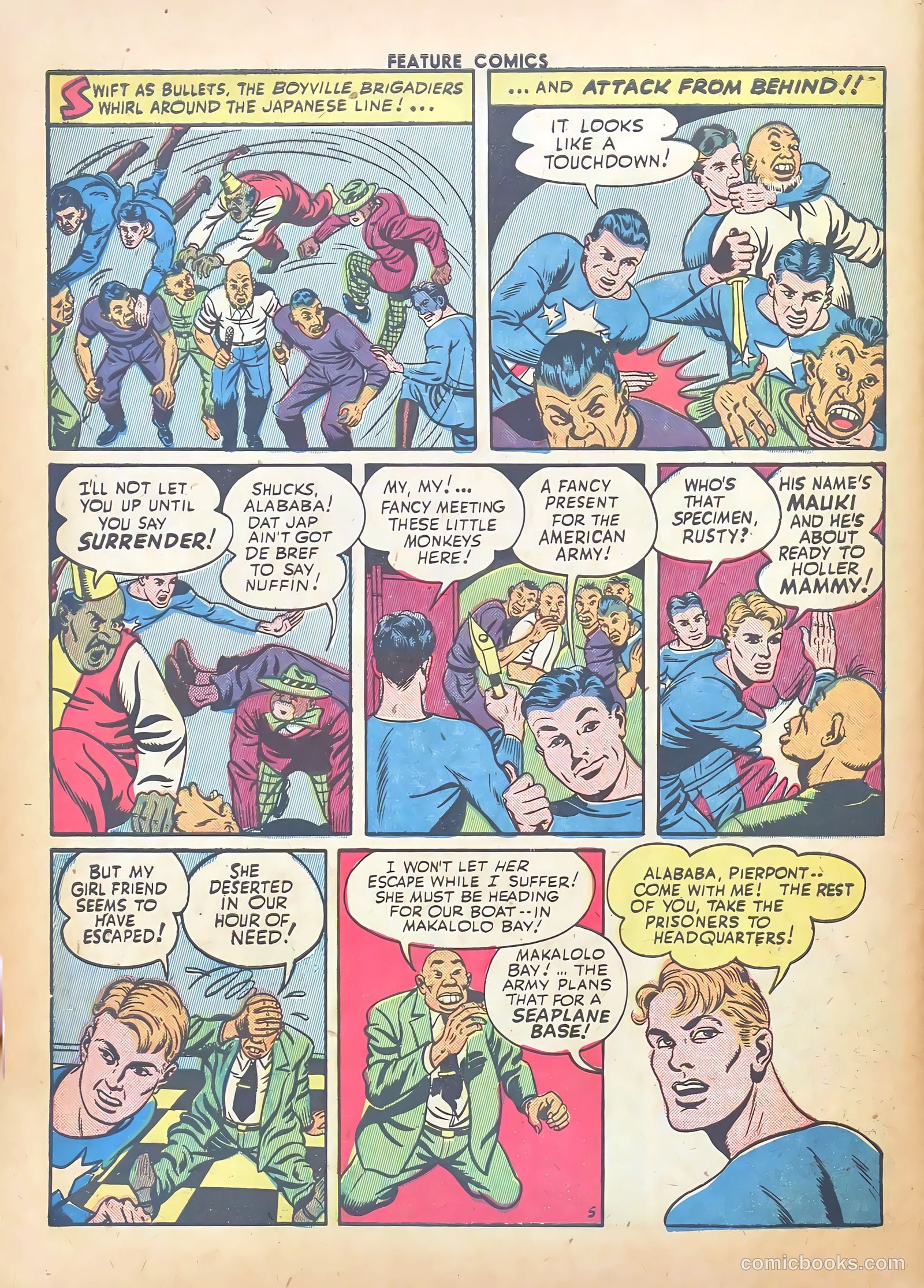 Feature Comics #78 (1944) — page 56 of 60