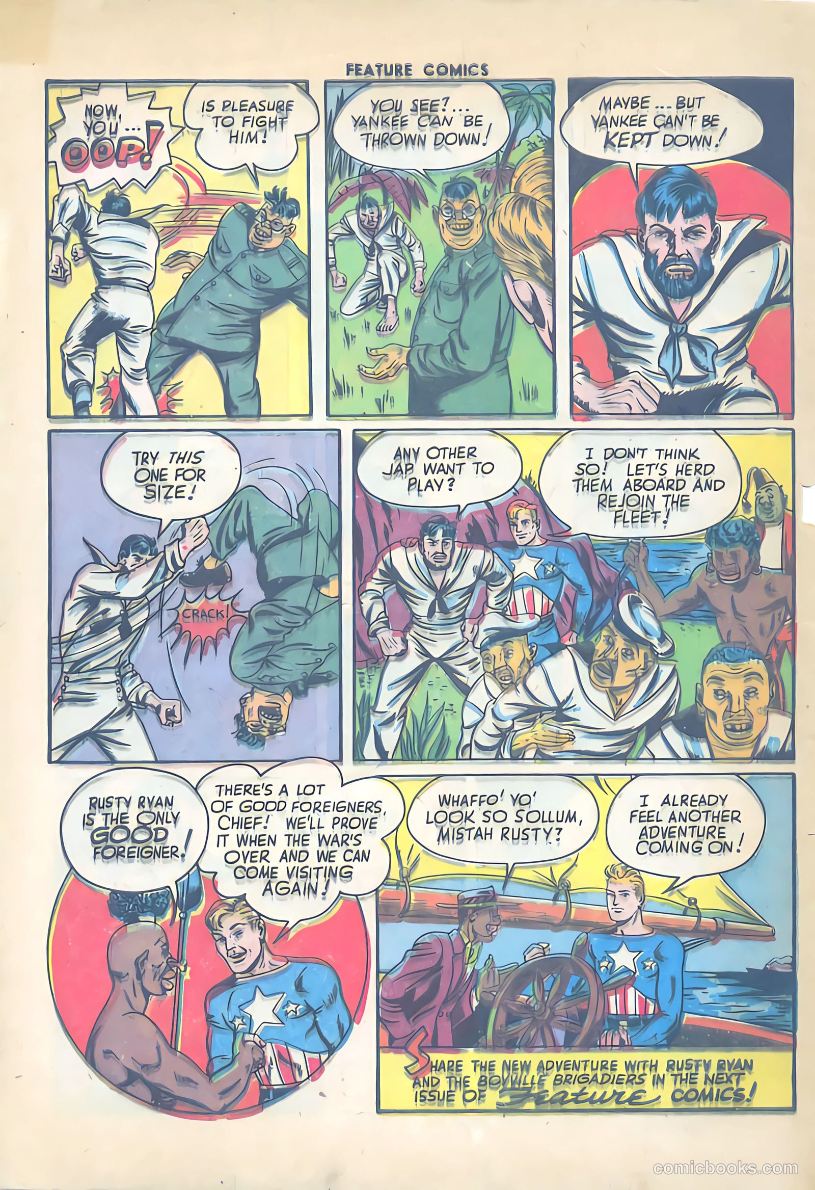Feature Comics #79 (1944) — page 58 of 60