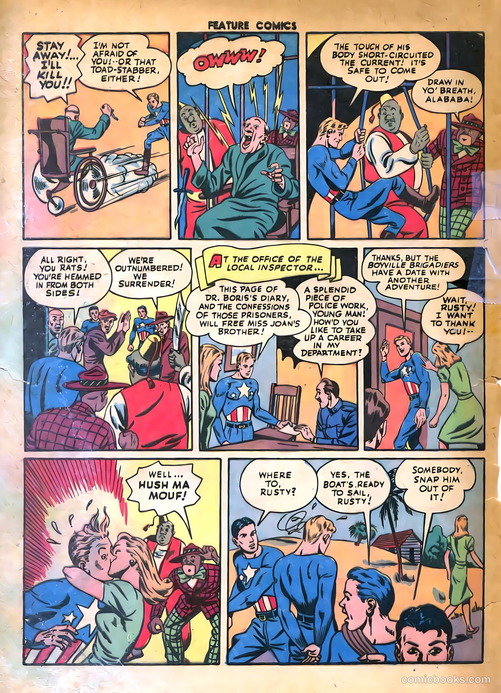 Feature Comics #80 (1944) — page 58 of 60