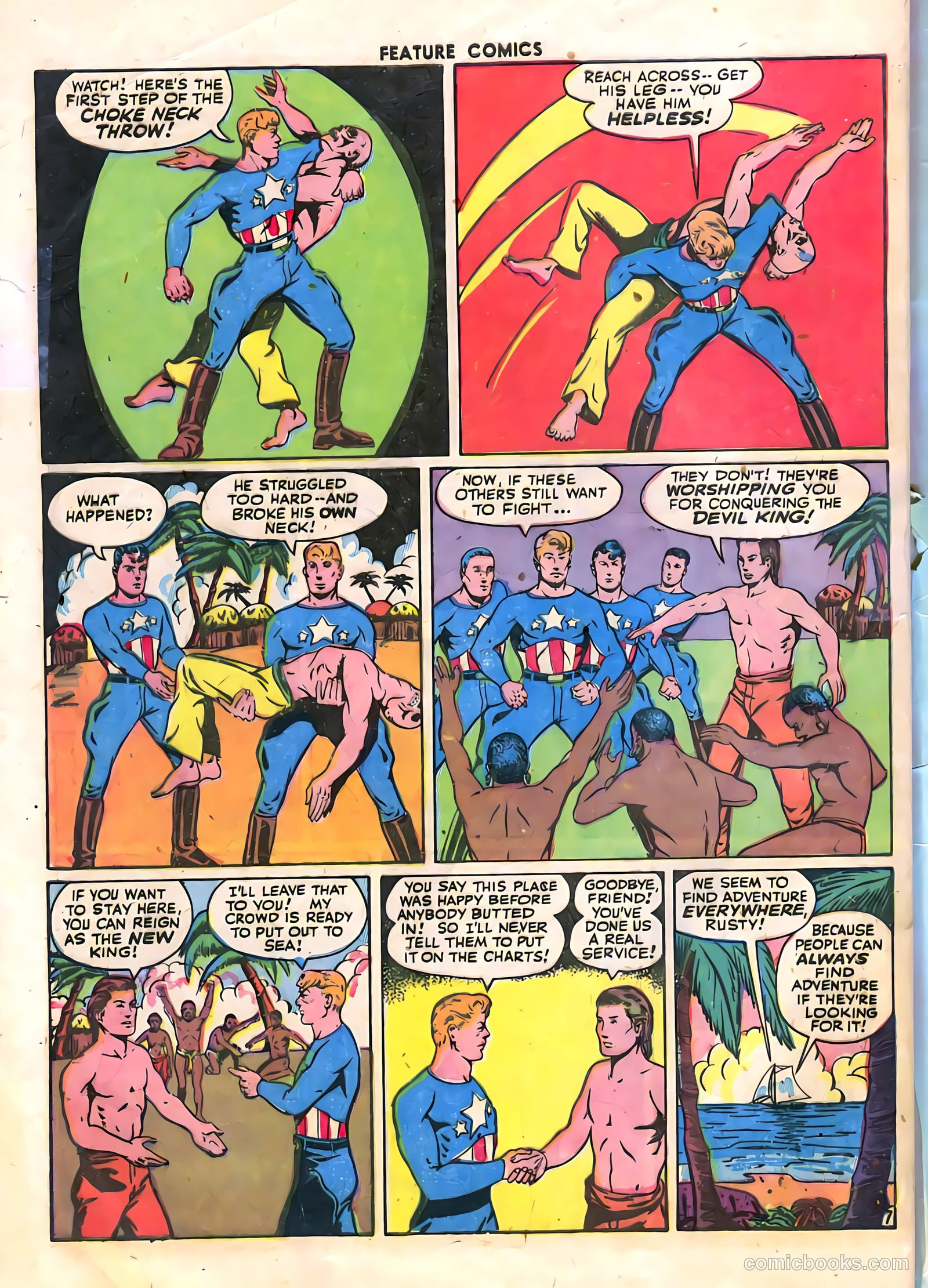 Feature Comics #81 (1944) — page 58 of 60