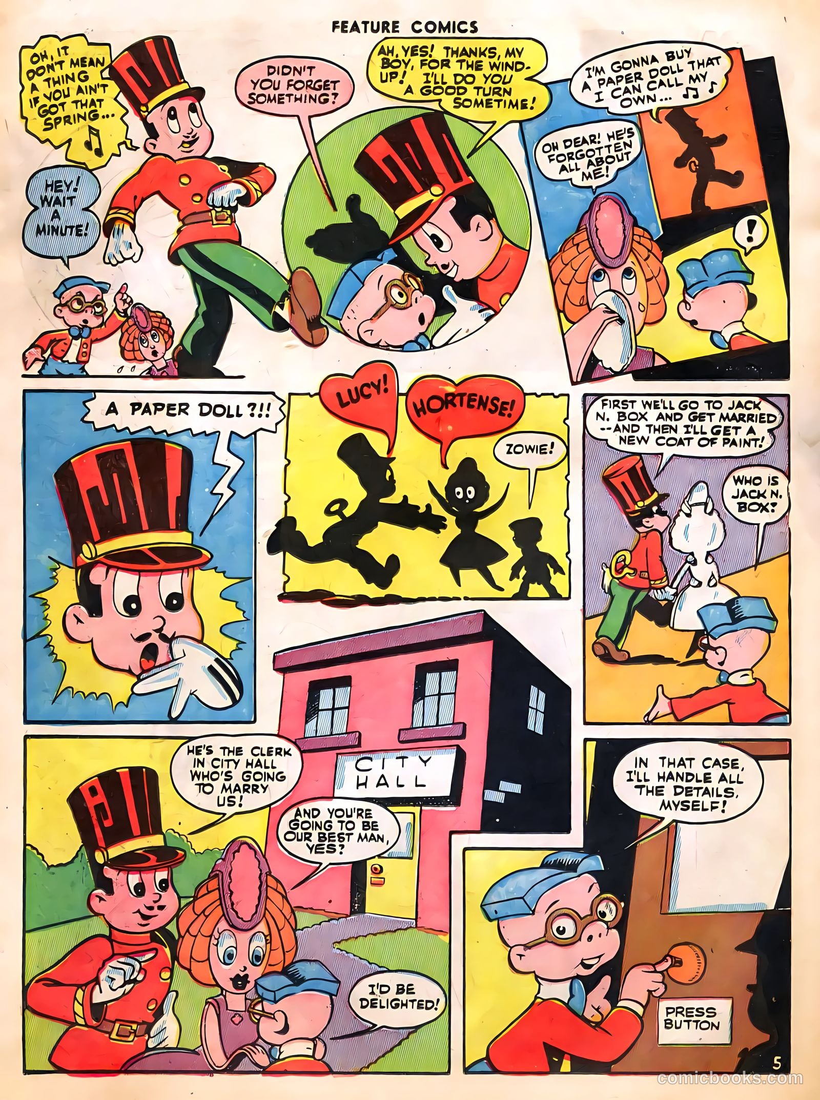 Feature Comics #85 (1945) — page 42 of 60