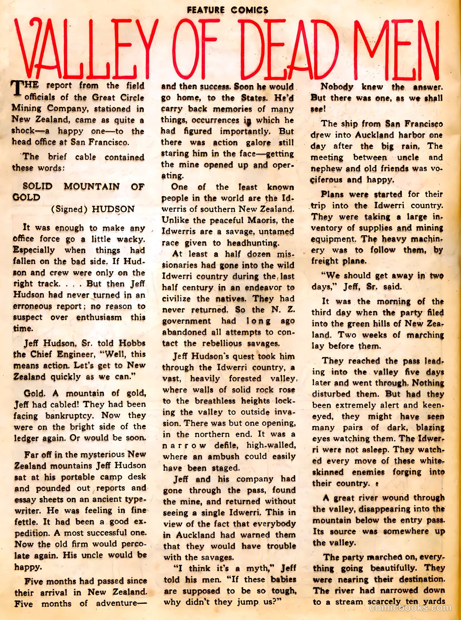 Feature Comics #85 (1945) — page 44 of 60