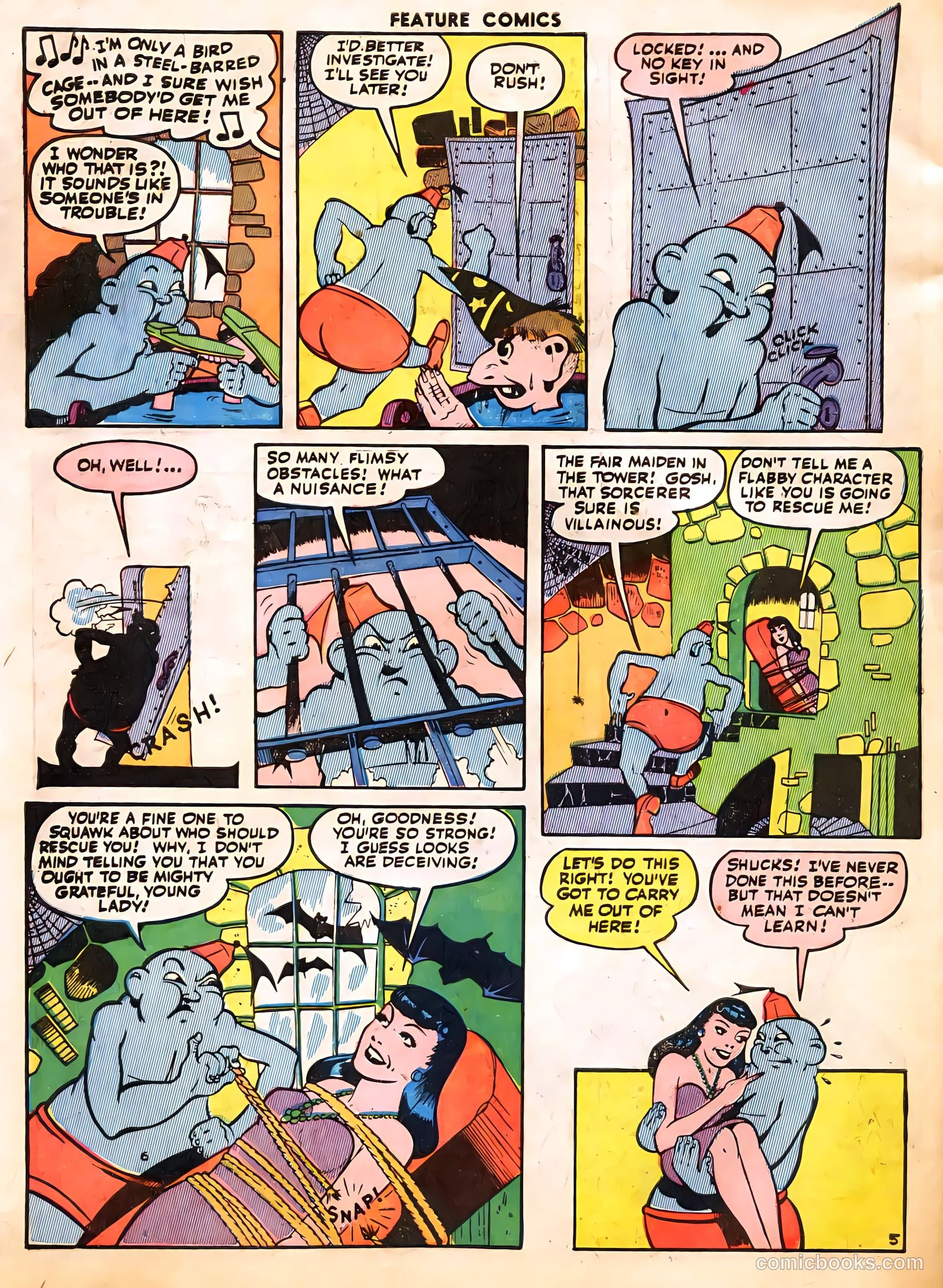 Feature Comics #85 (1945) — page 56 of 60