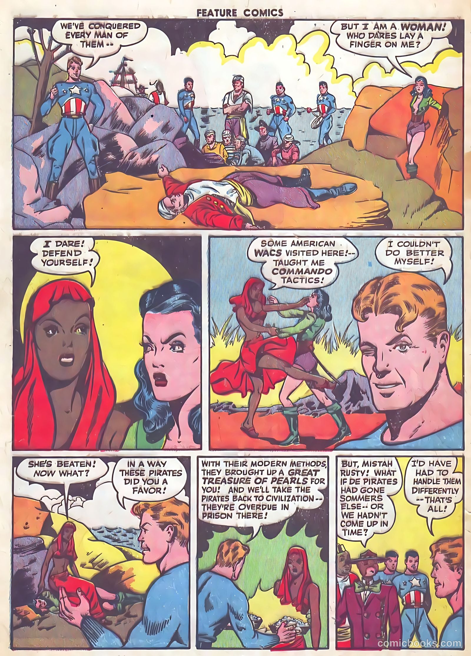 Feature Comics #90 (1945) — page 58 of 60