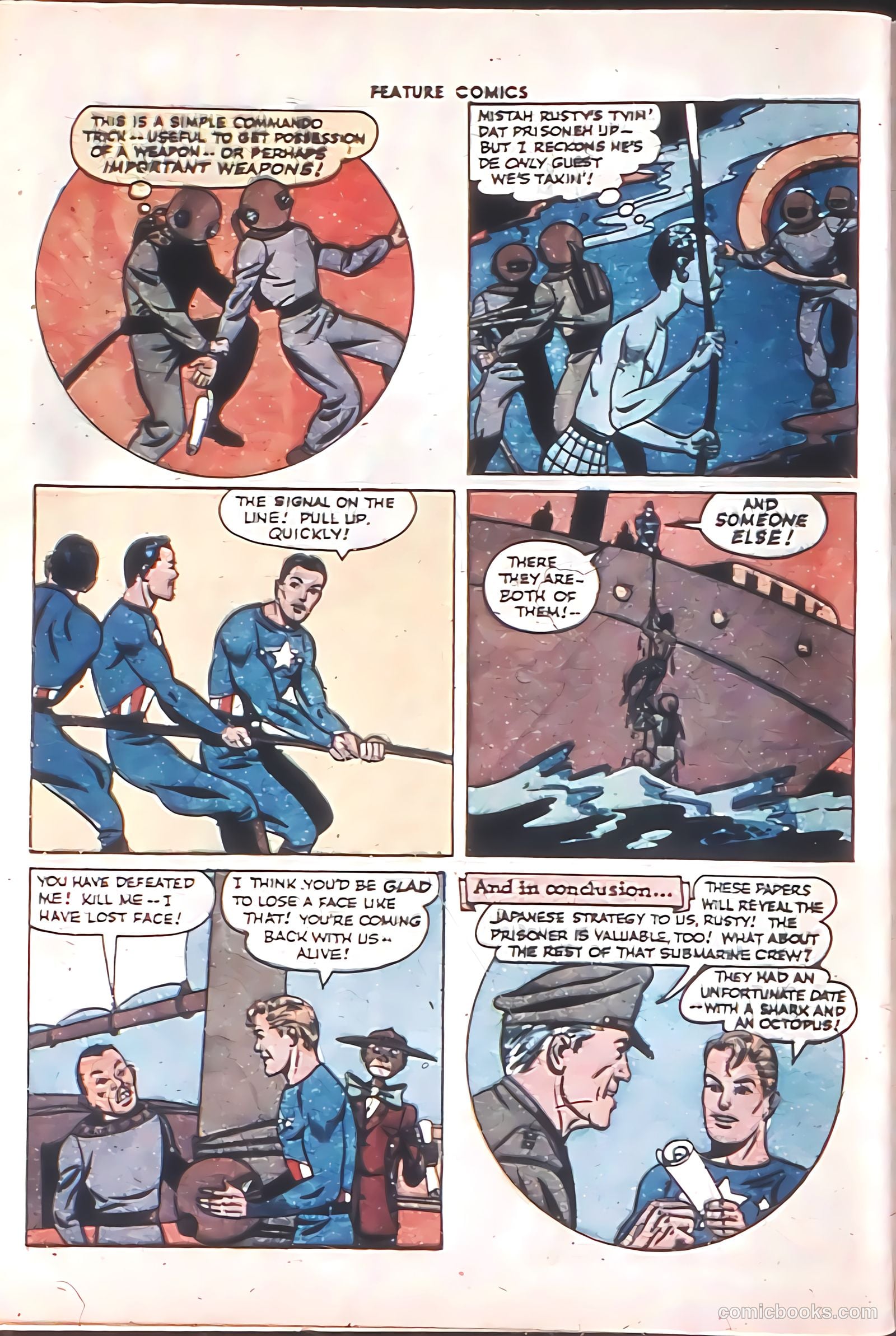 Feature Comics #93 (1945) — page 58 of 60