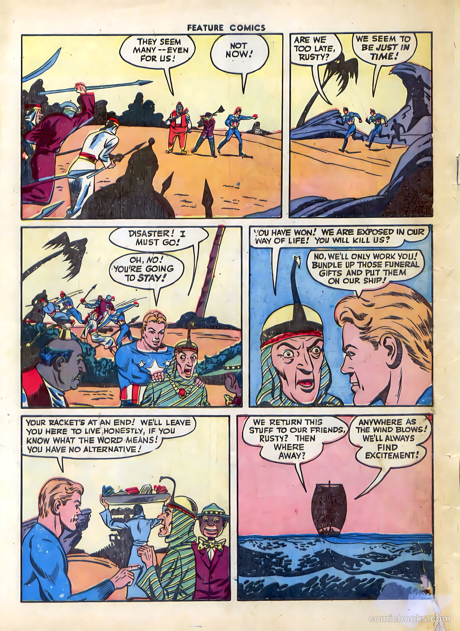 Feature Comics #97 (1946) — page 58 of 60