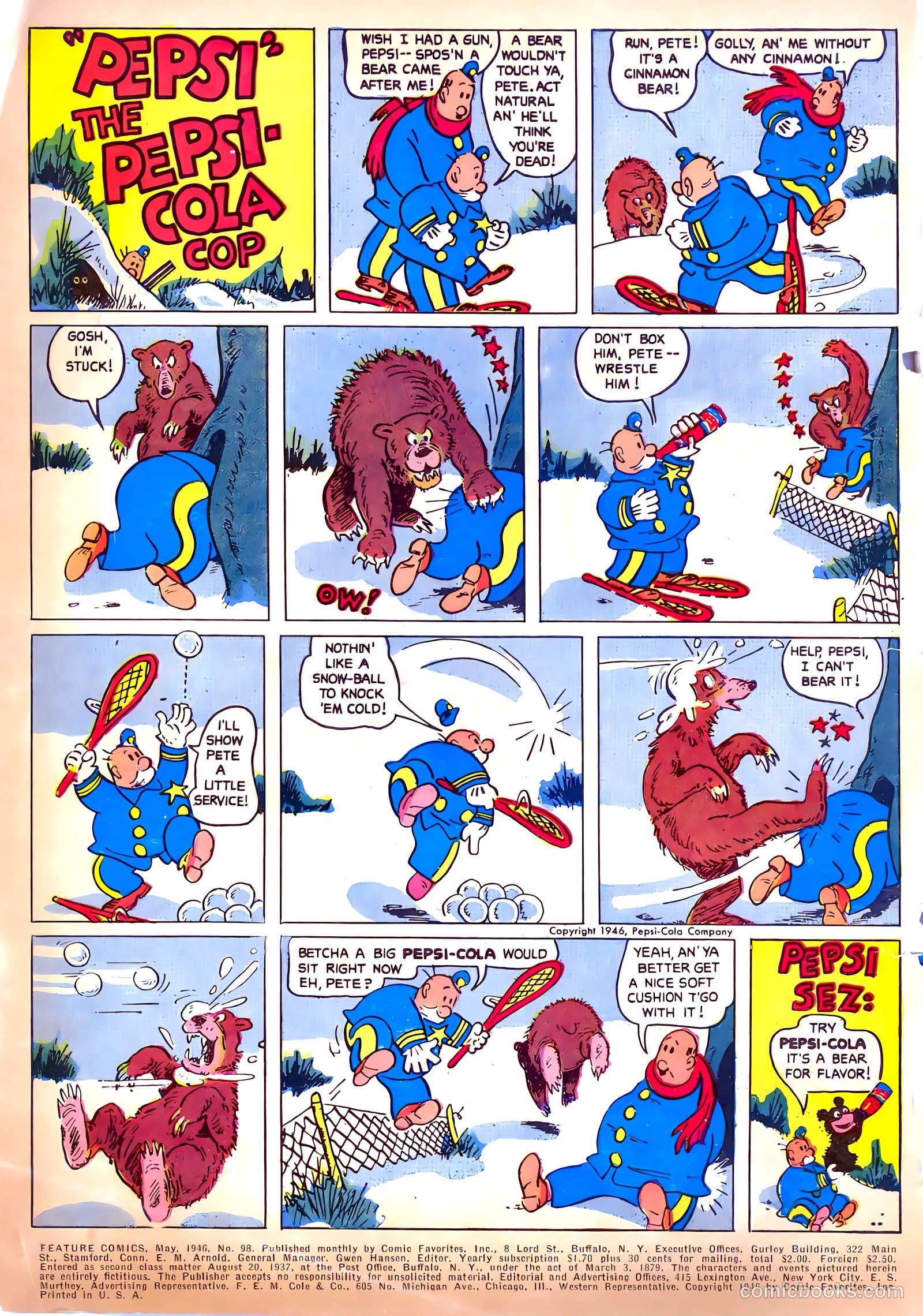 Feature Comics #98 (1946) — page 2 of 60