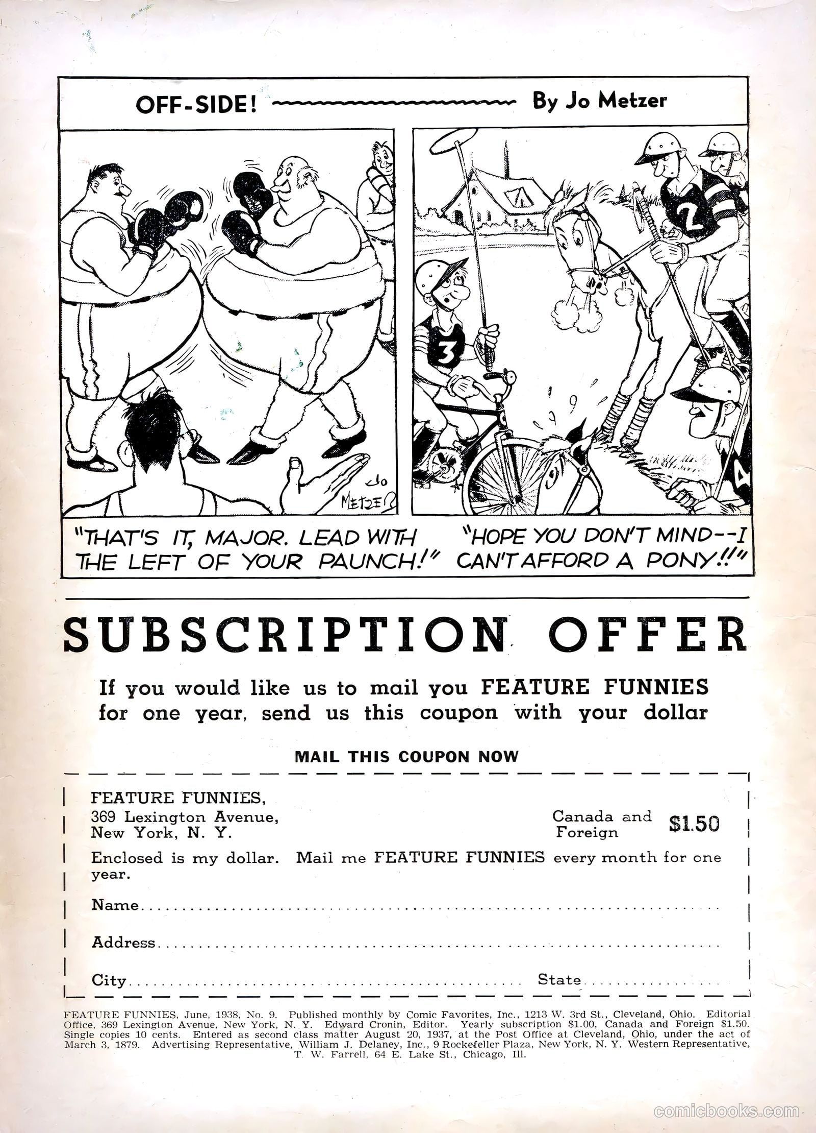 Feature Funnies #9 (1938) — page 2 of 67