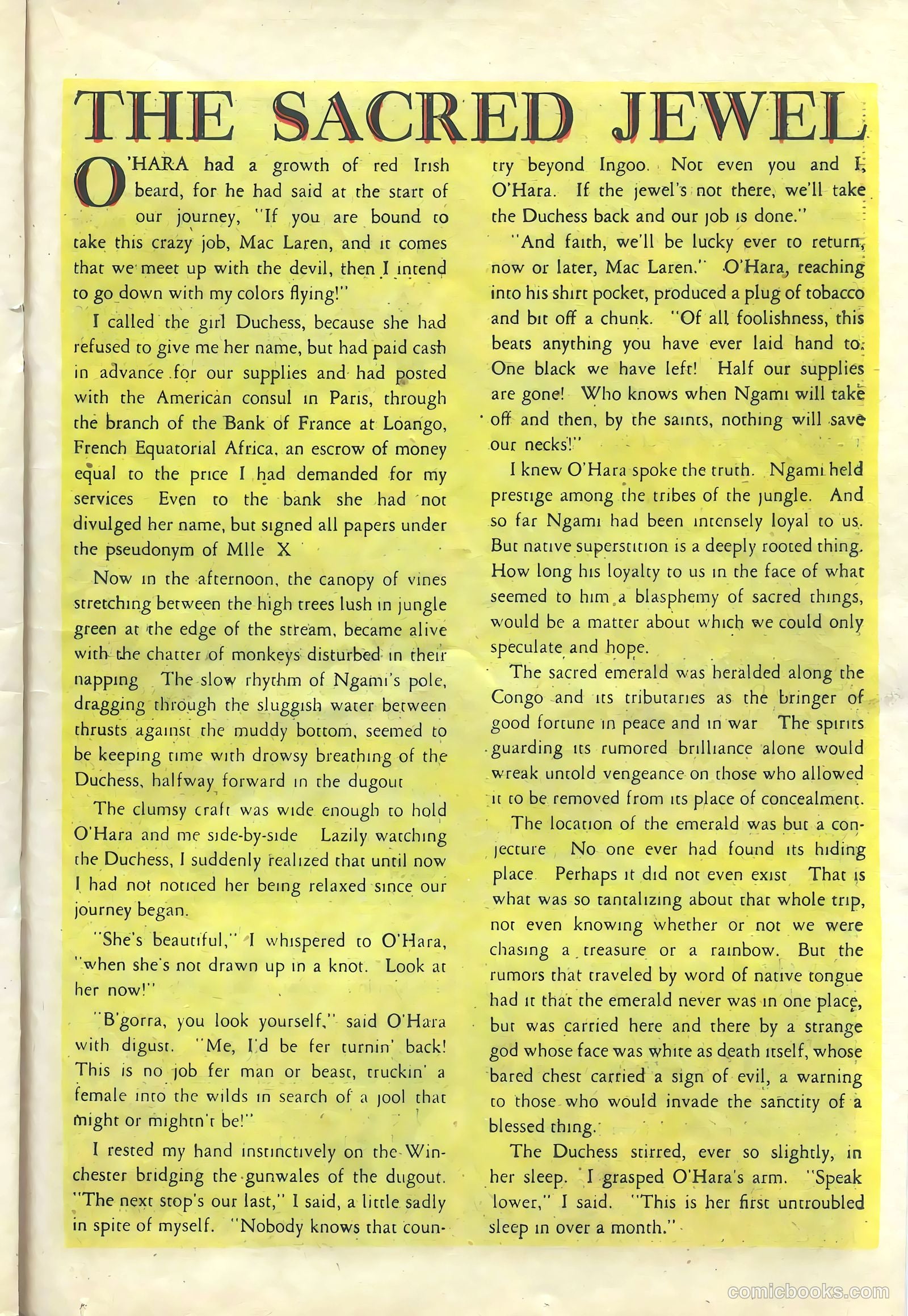 Feature Stories Magazine #3 (1950) — page 21 of 36