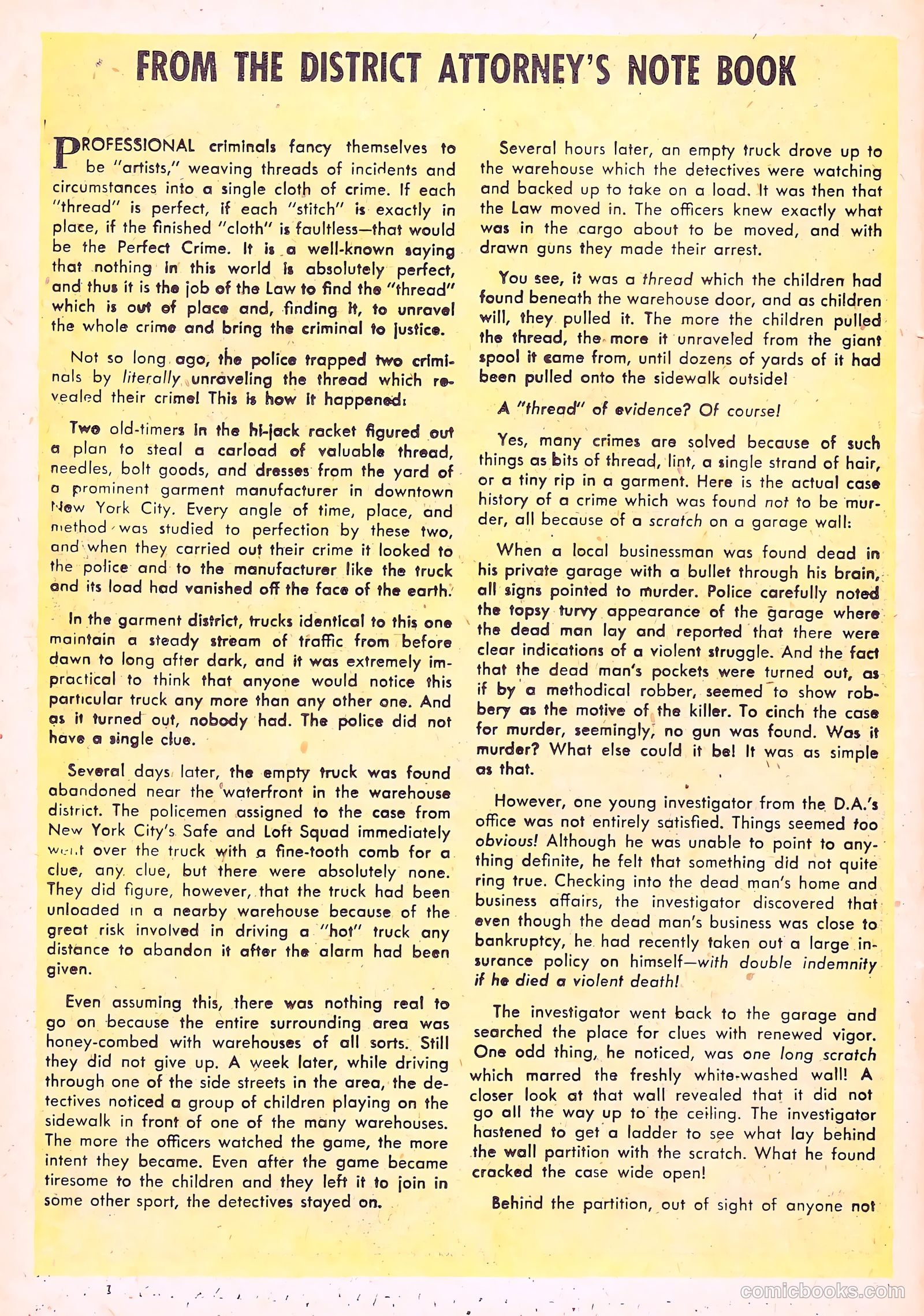 Fight against Crime #1 (1951) — page 19 of 37