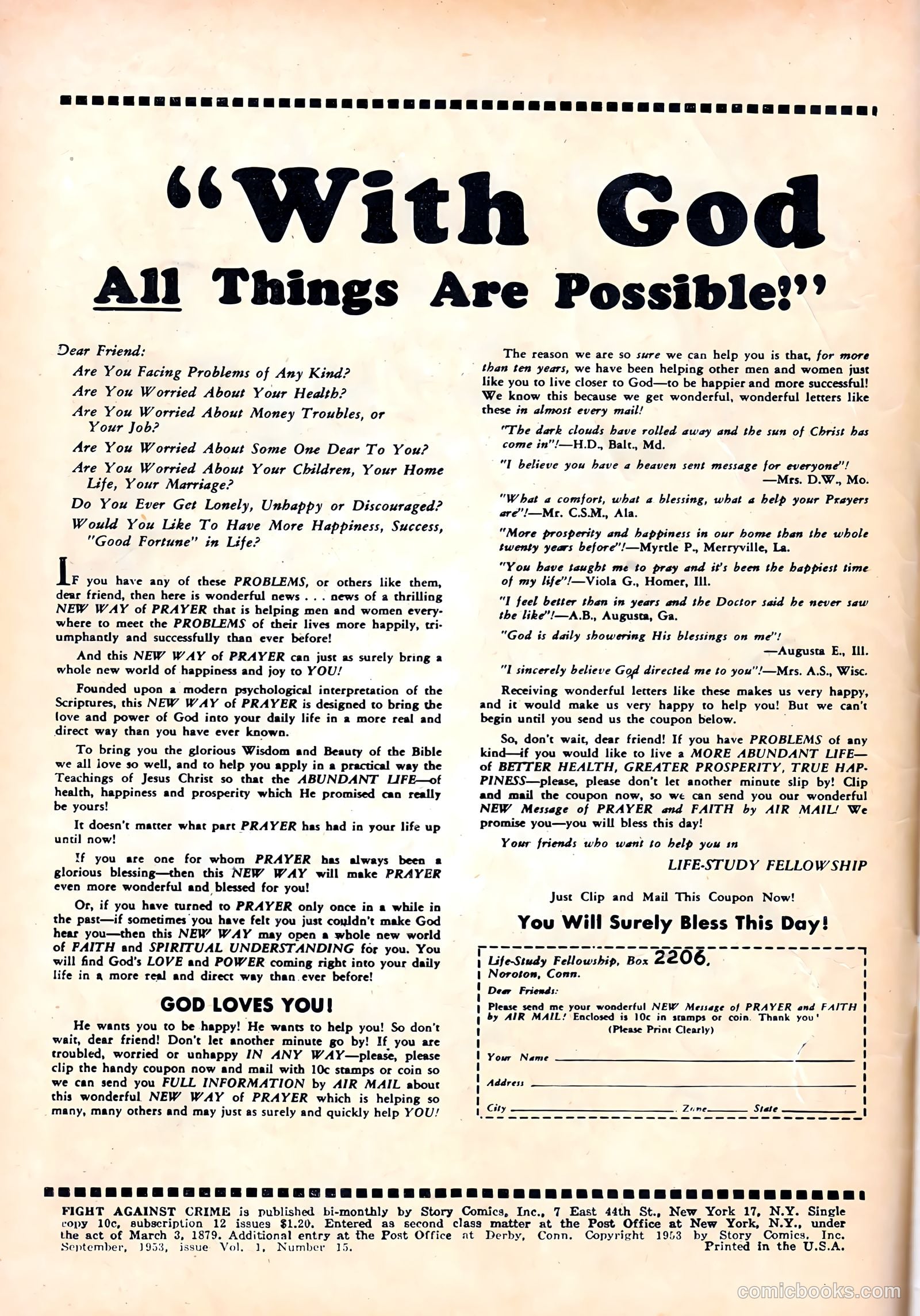 Fight against Crime #15 (1953) — page 2 of 36