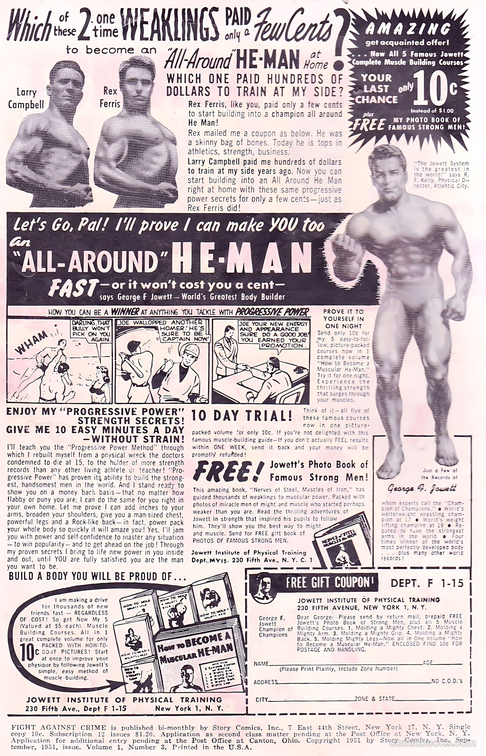 Fight against Crime #3 (1951) — page 2 of 36
