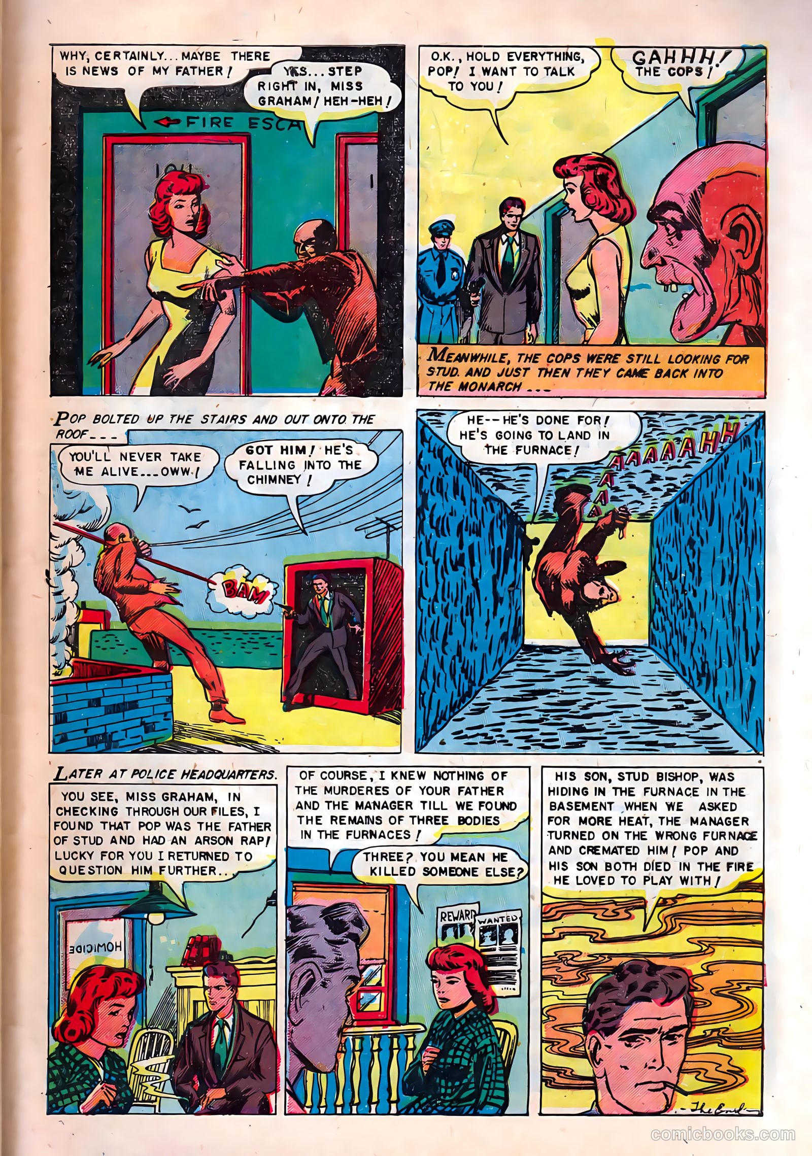 Fight against Crime #8 (1952) — page 33 of 36