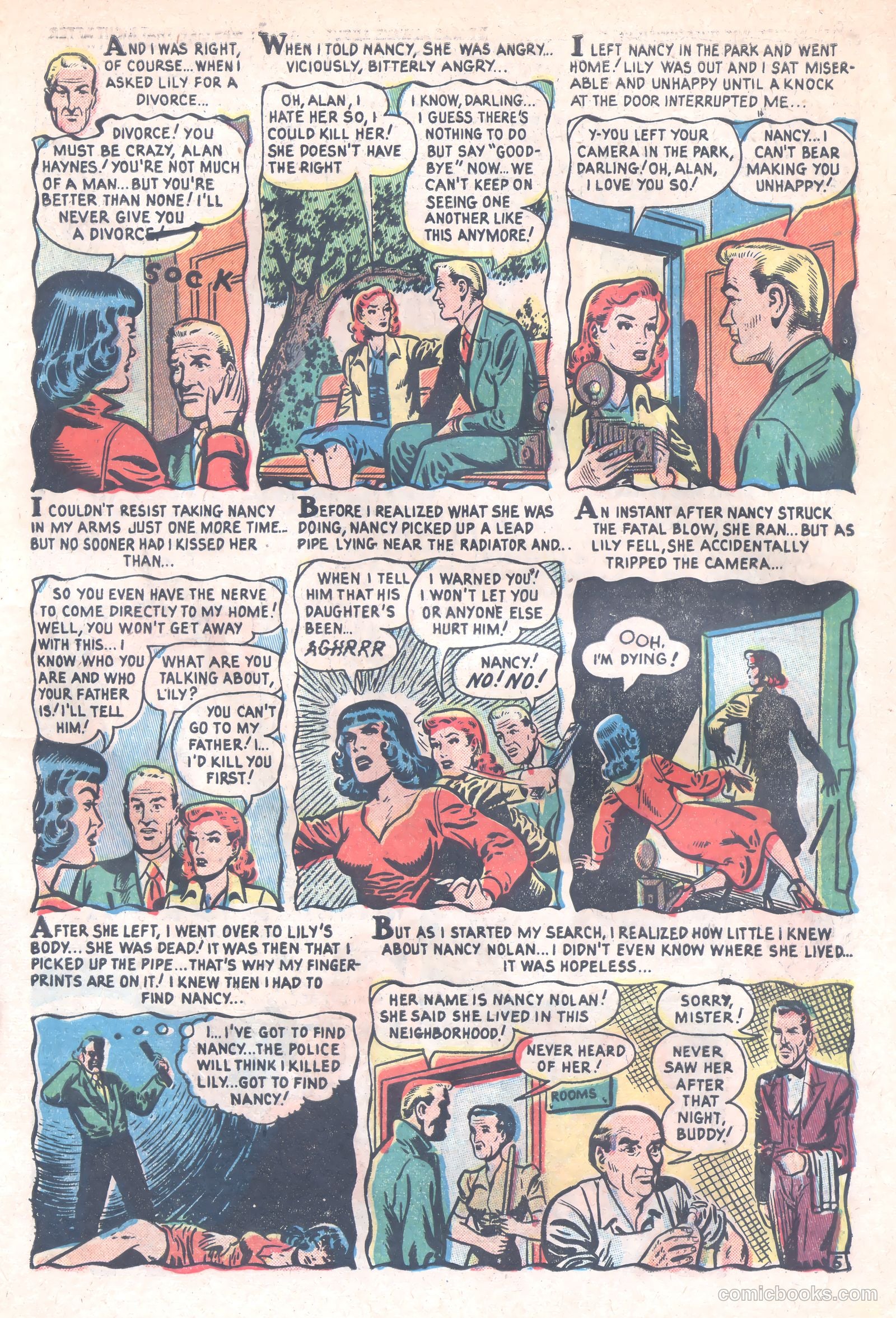 Fight against Crime #9 (1952) — page 7 of 37