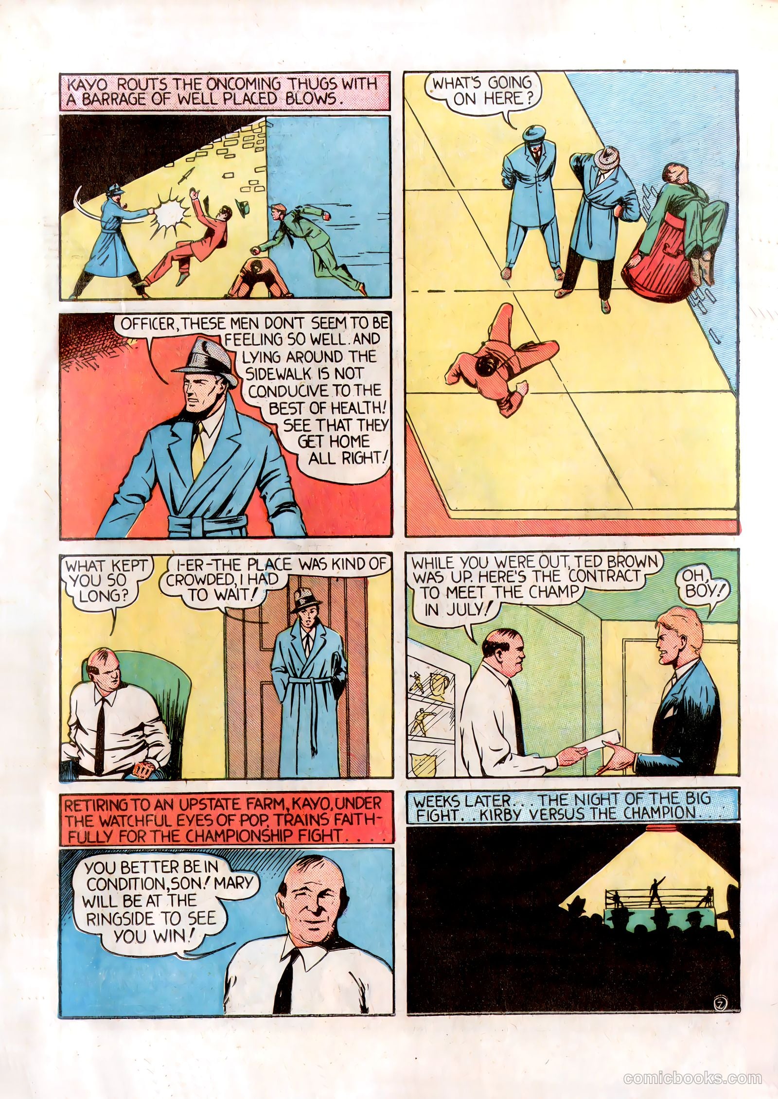 Fight Comics #1 (1940) — page 31 of 68