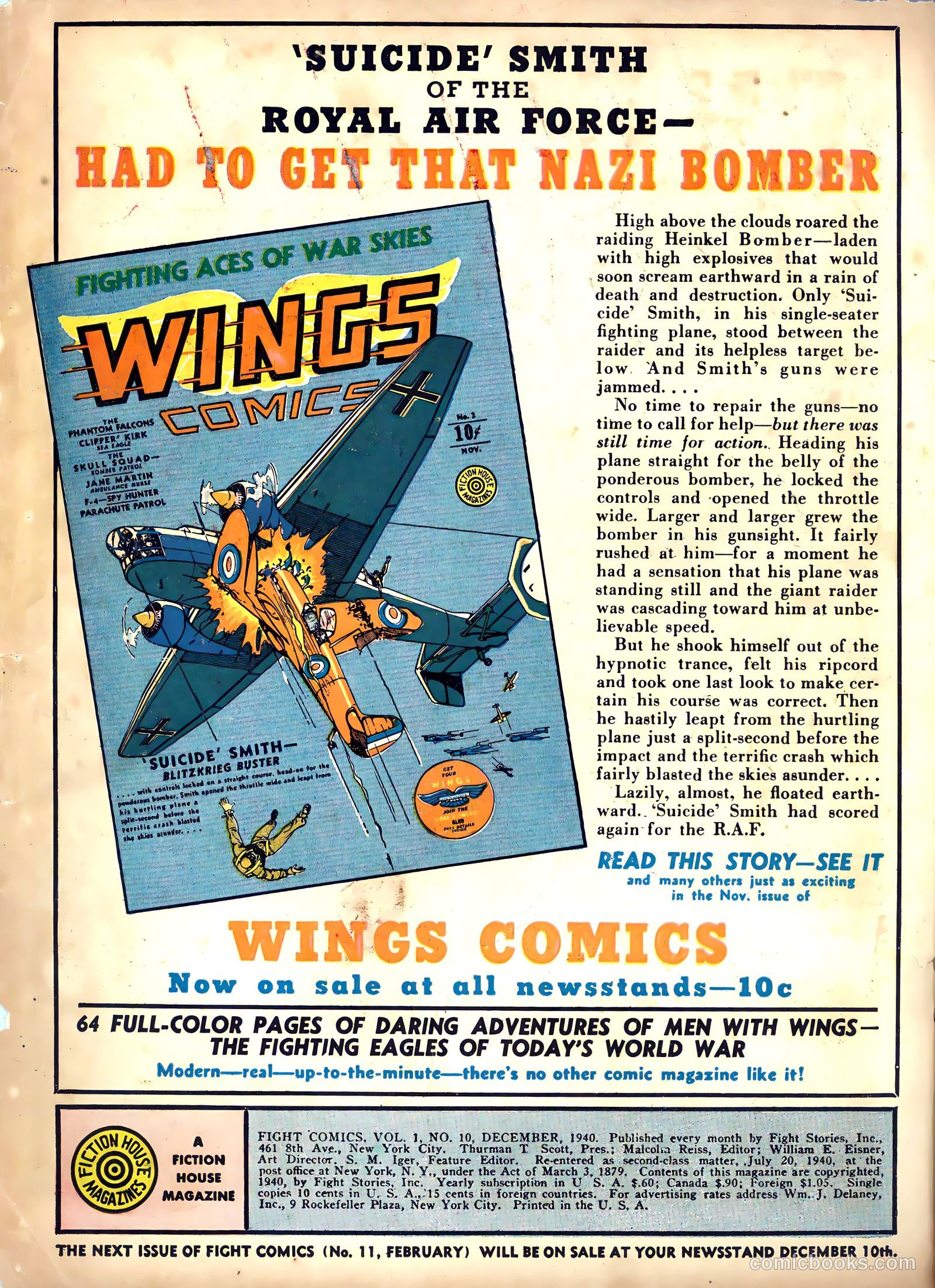 Fight Comics #10 (1940) — page 2 of 68