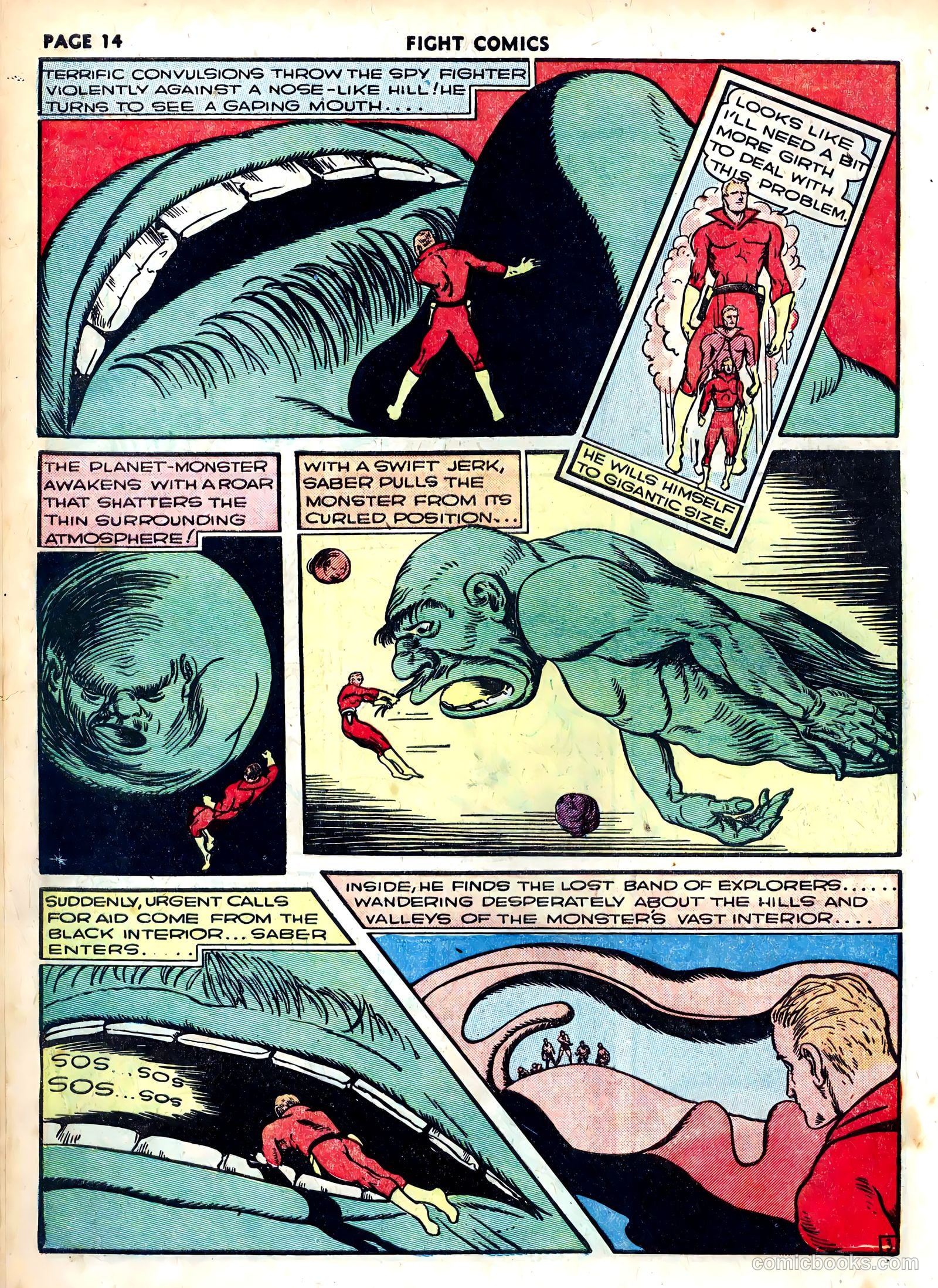 Fight Comics #10 (1940) — page 16 of 68
