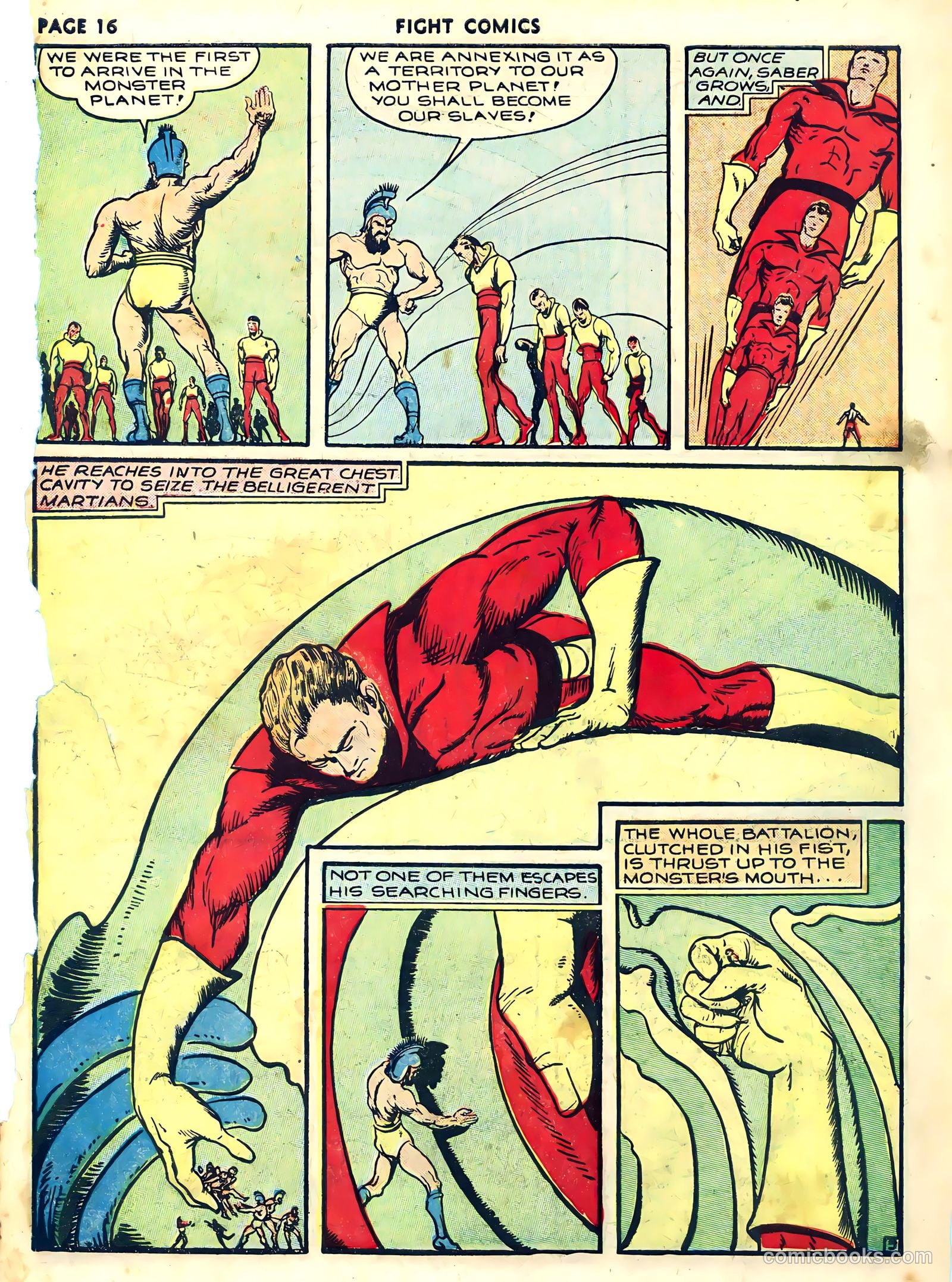 Fight Comics #10 (1940) — page 18 of 68