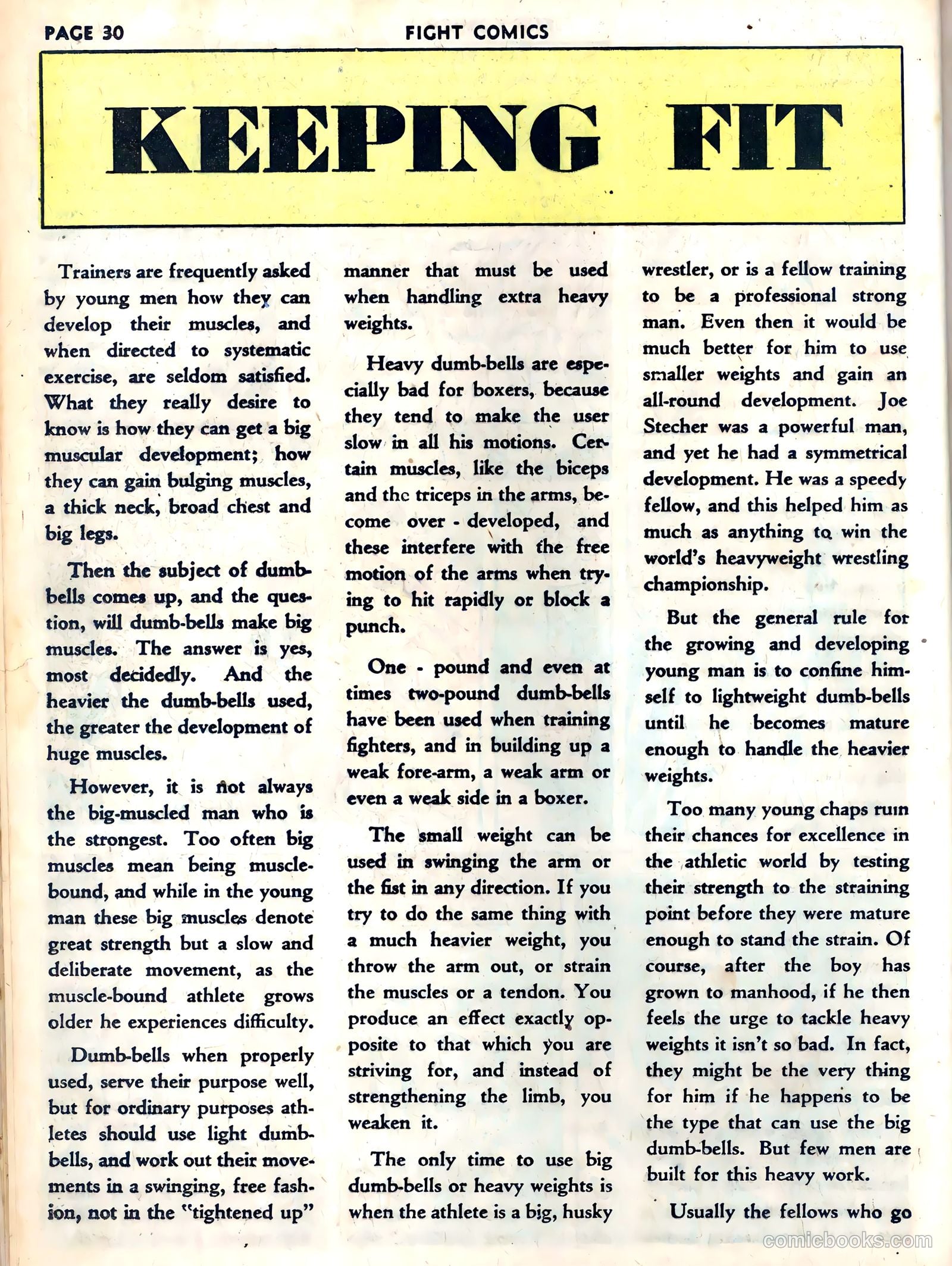 Fight Comics #10 (1940) — page 32 of 68