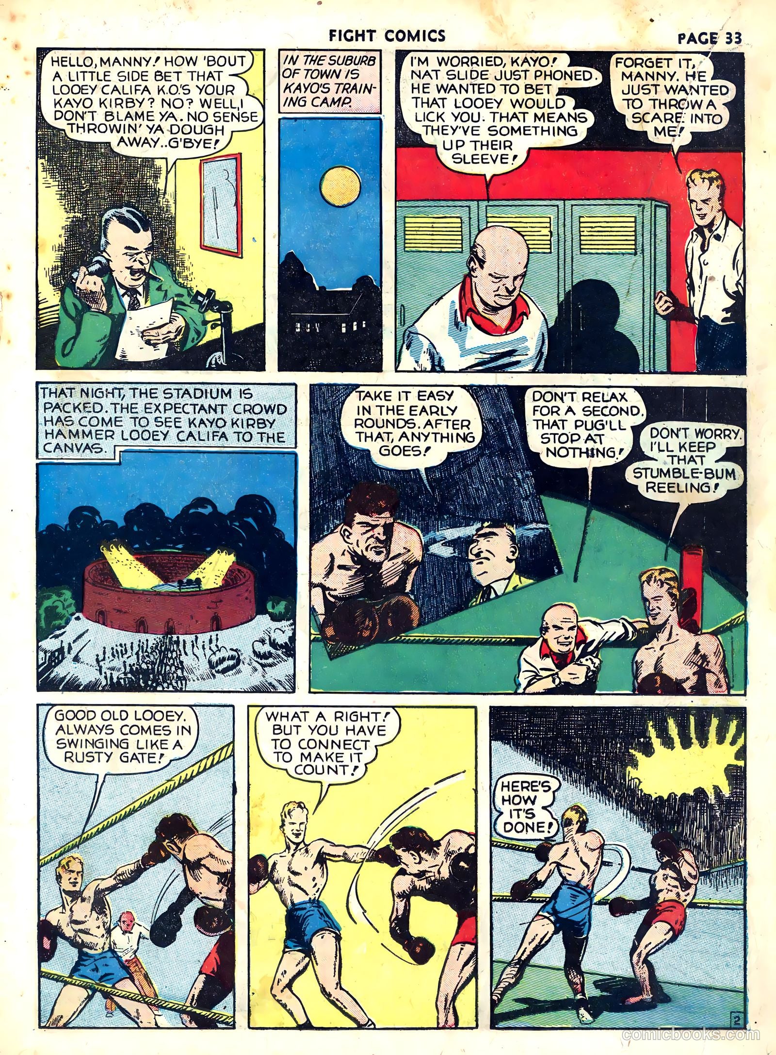 Fight Comics #10 (1940) — page 35 of 68