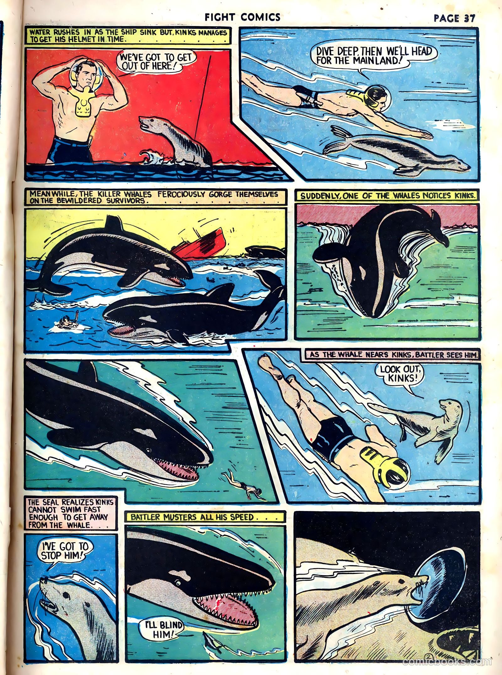 Fight Comics #10 (1940) — page 39 of 68