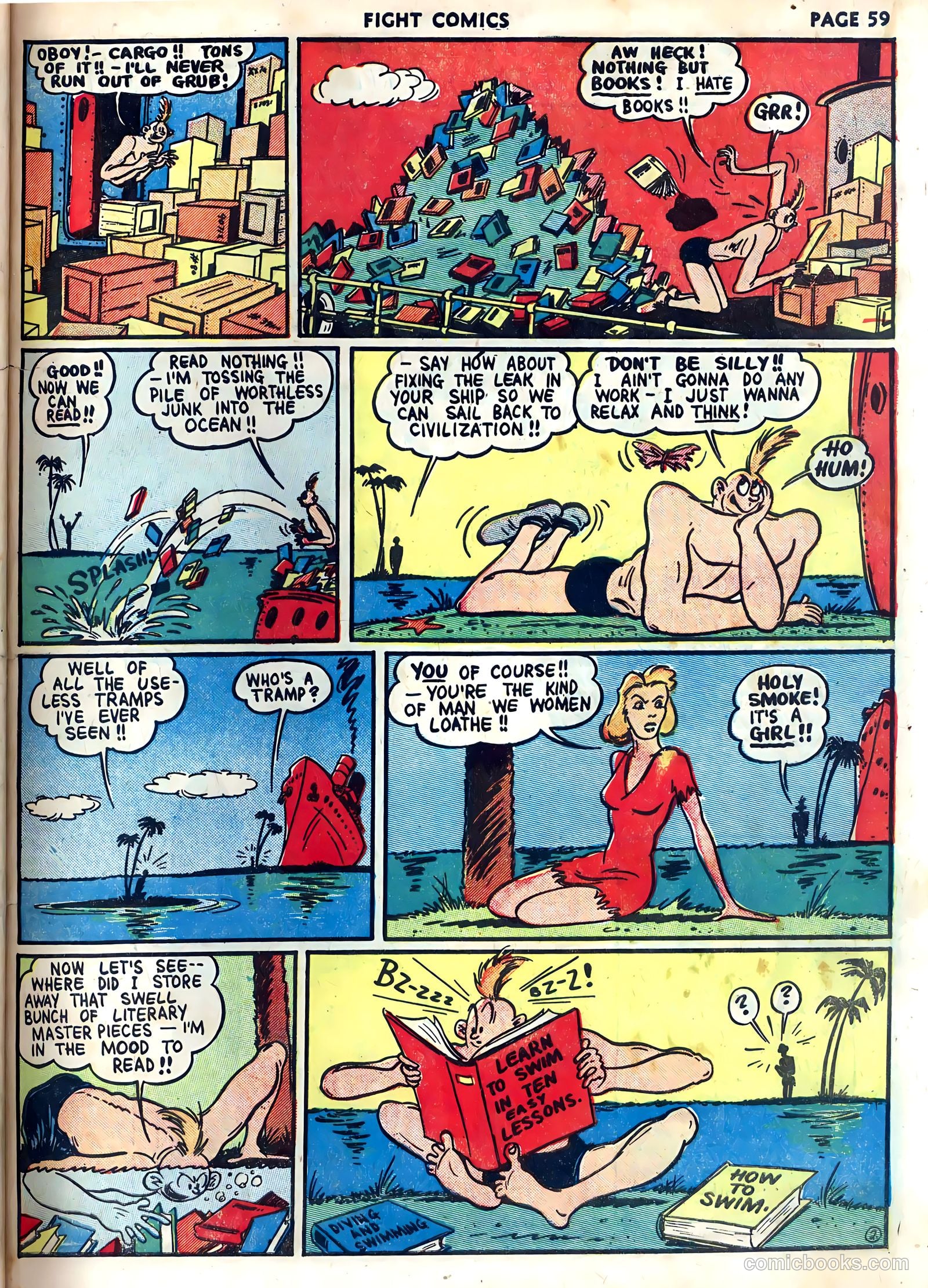 Fight Comics #10 (1940) — page 61 of 68