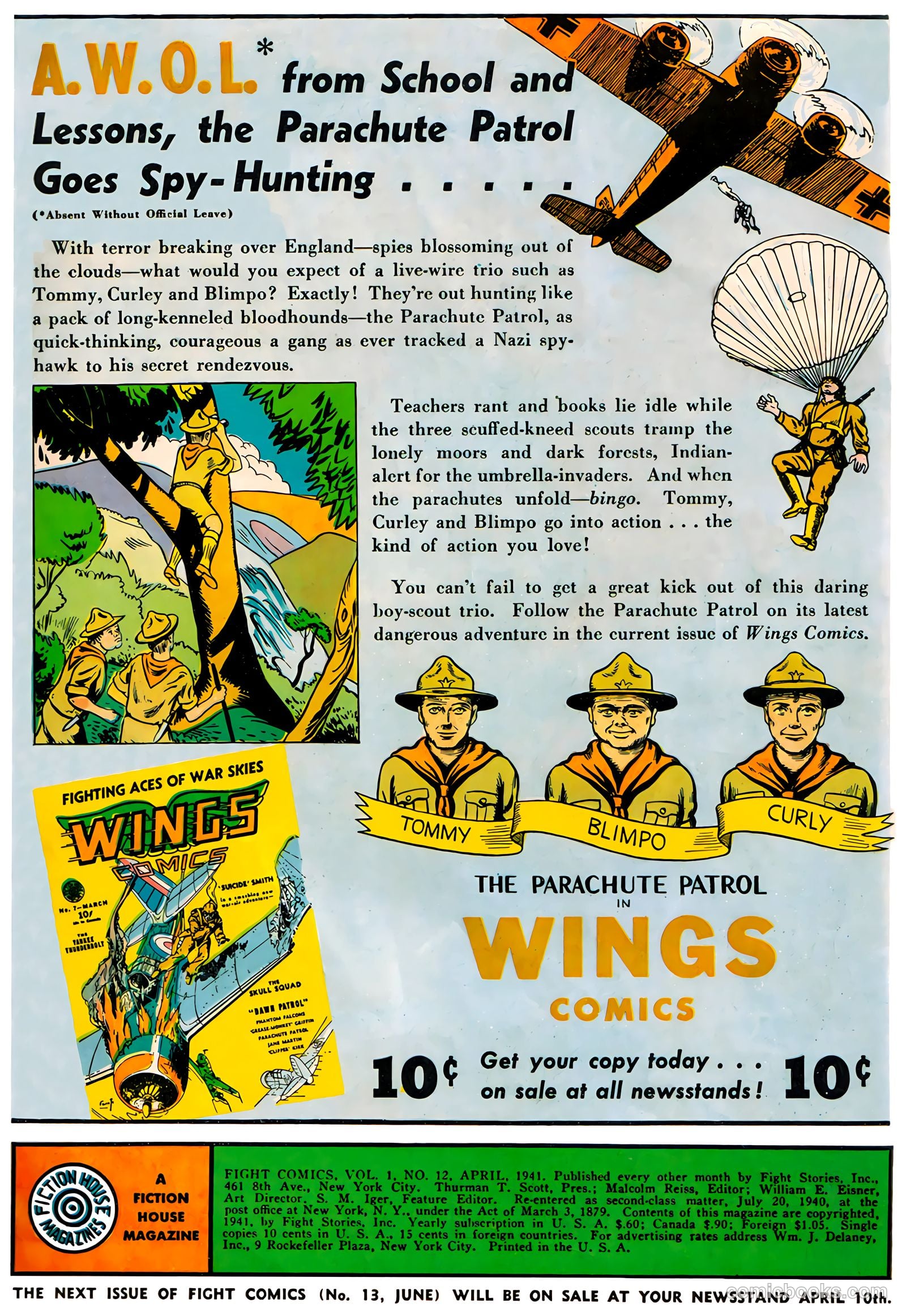Fight Comics #12 (1941) — page 2 of 68