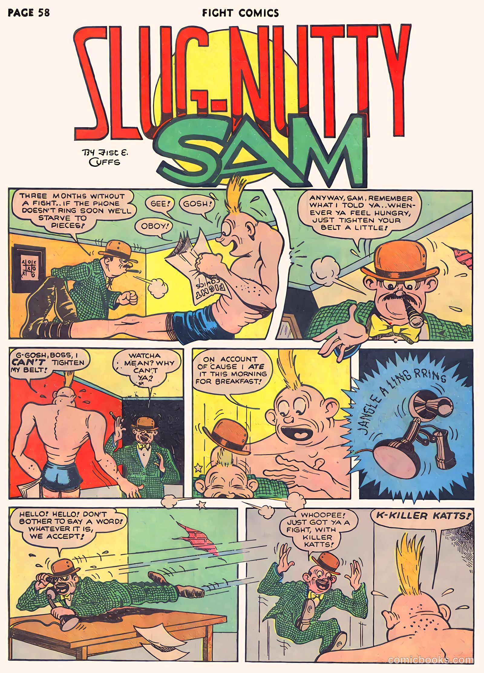 Fight Comics #12 (1941) — page 60 of 68