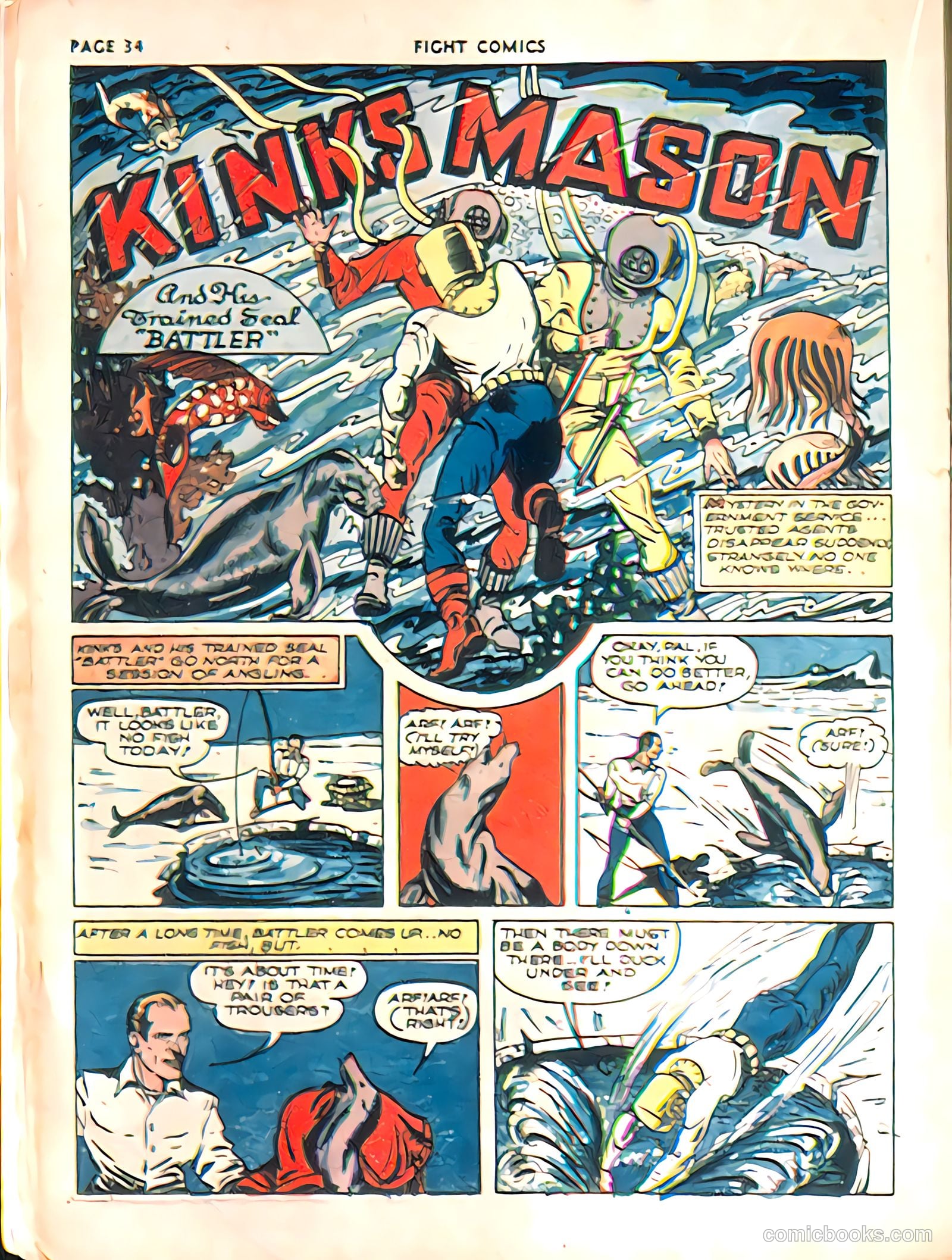 Fight Comics #13 (1941) — page 36 of 68