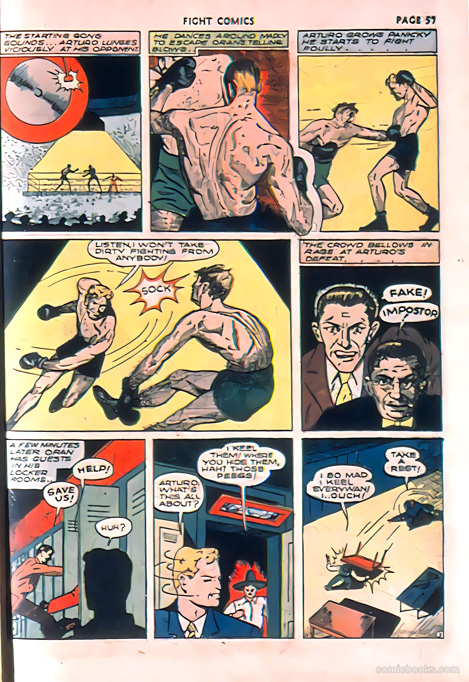 Fight Comics #13 (1941) — page 59 of 68