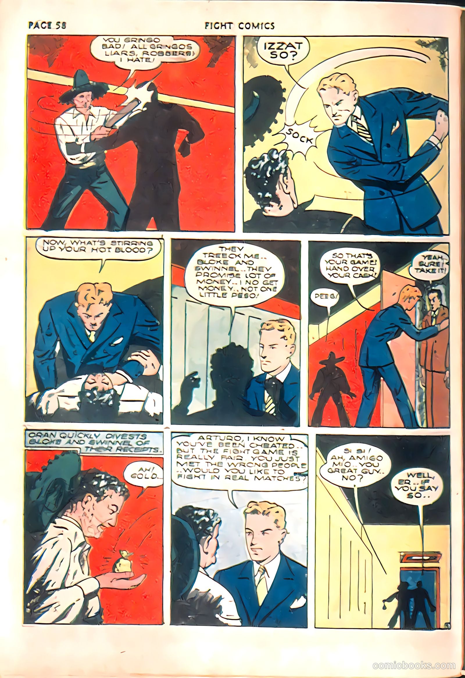 Fight Comics #13 (1941) — page 60 of 68