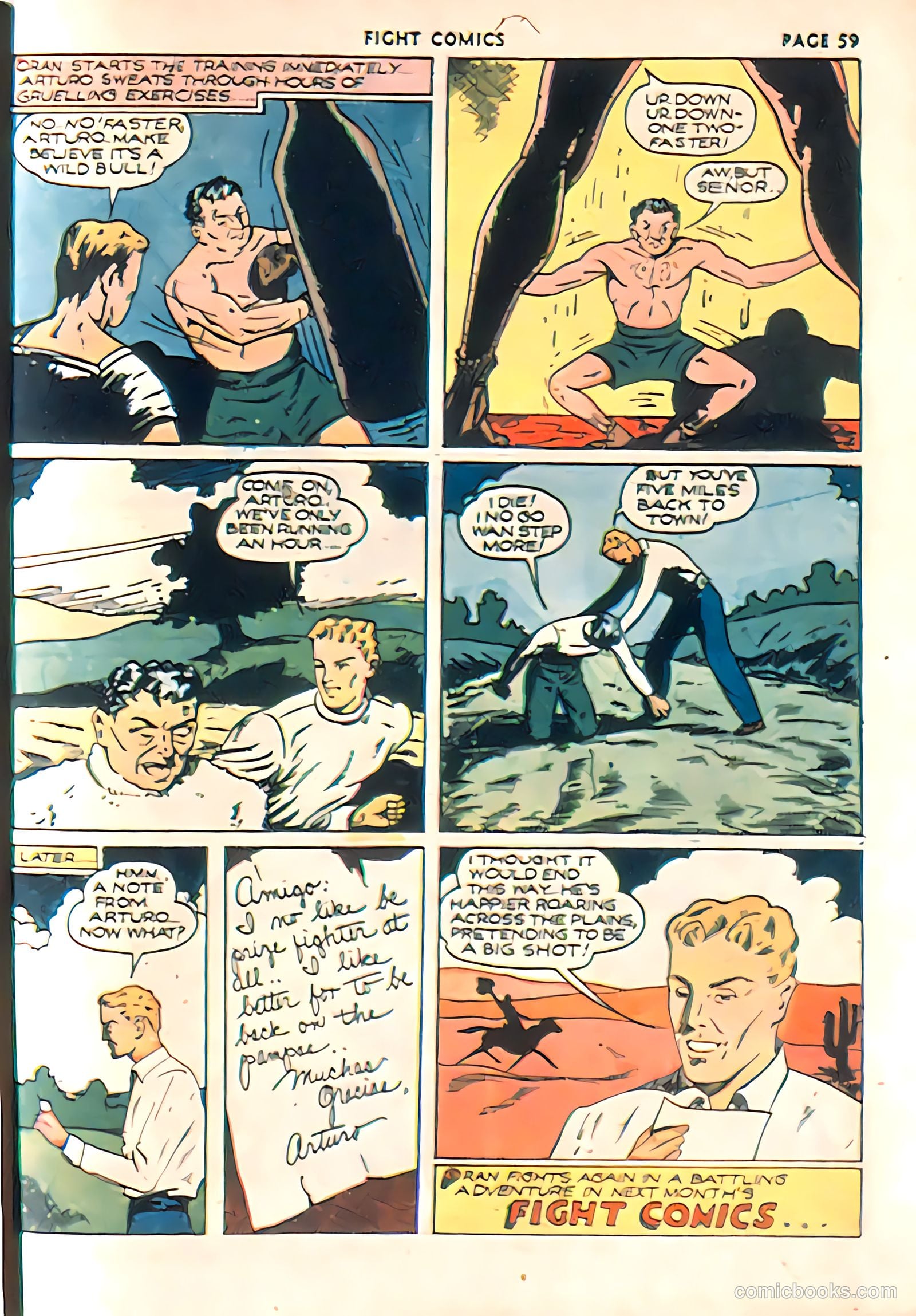 Fight Comics #13 (1941) — page 61 of 68