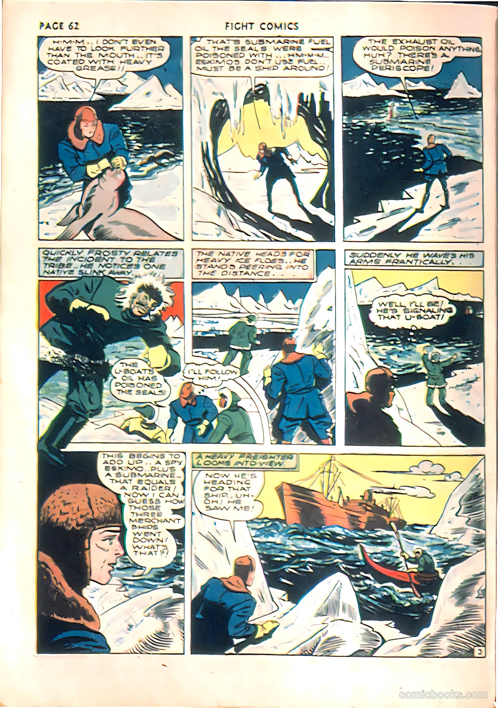 Fight Comics #13 (1941) — page 64 of 68