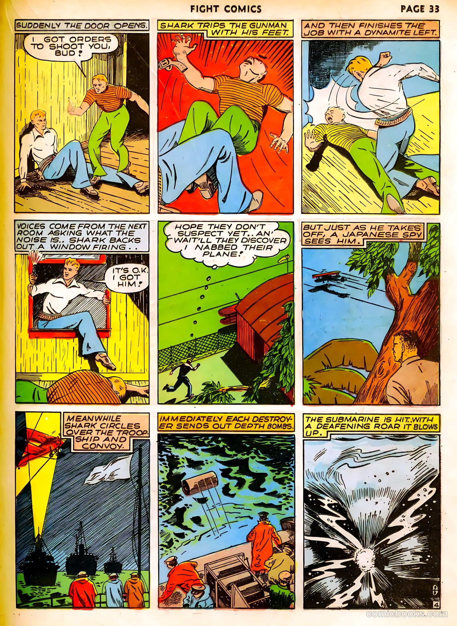 Fight Comics #15 (1941) — page 35 of 69