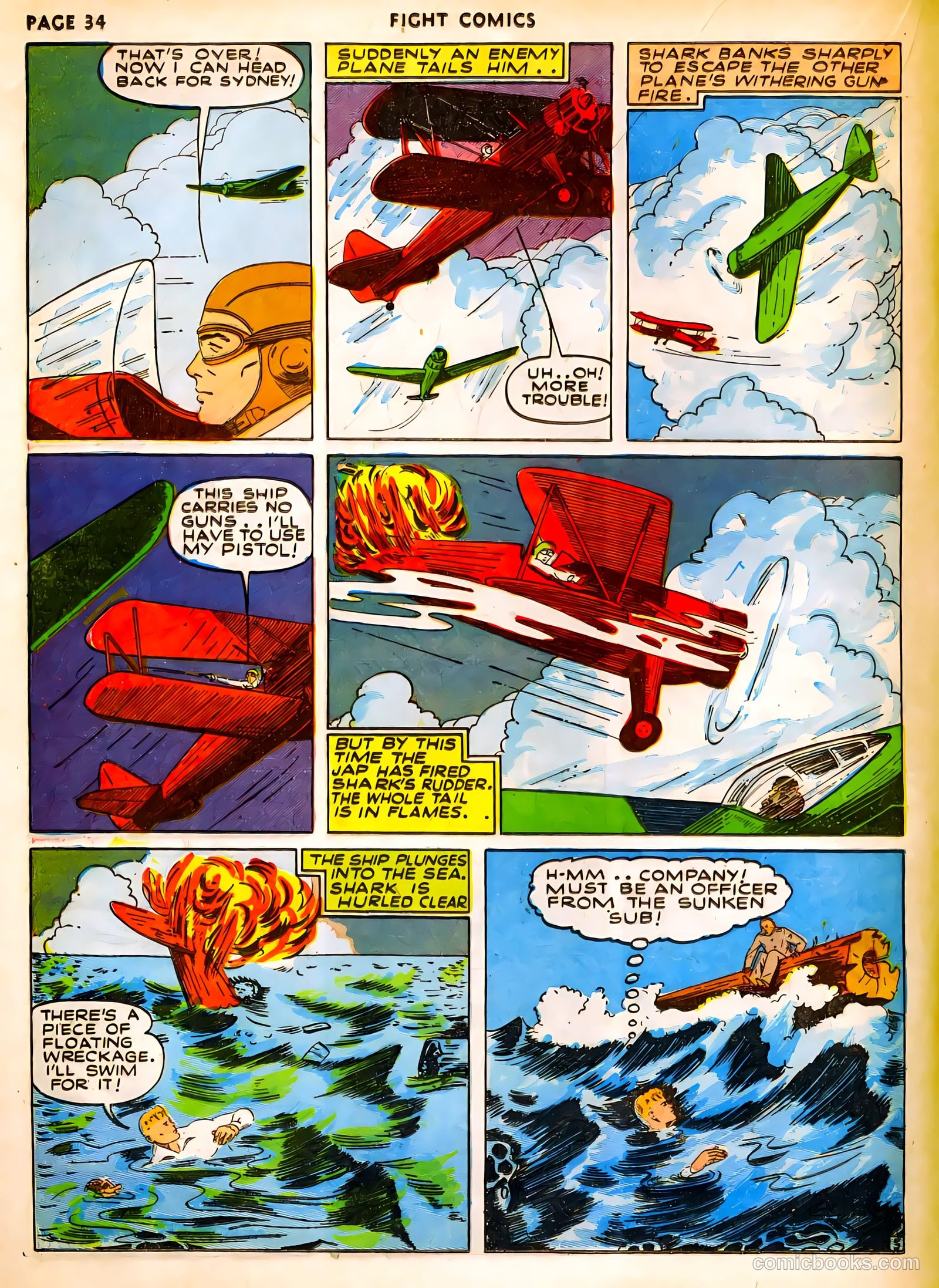 Fight Comics #15 (1941) — page 36 of 69