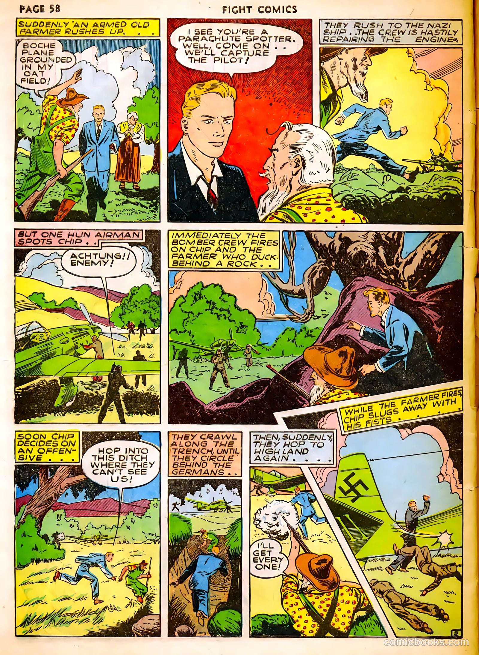 Fight Comics #15 (1941) — page 60 of 69