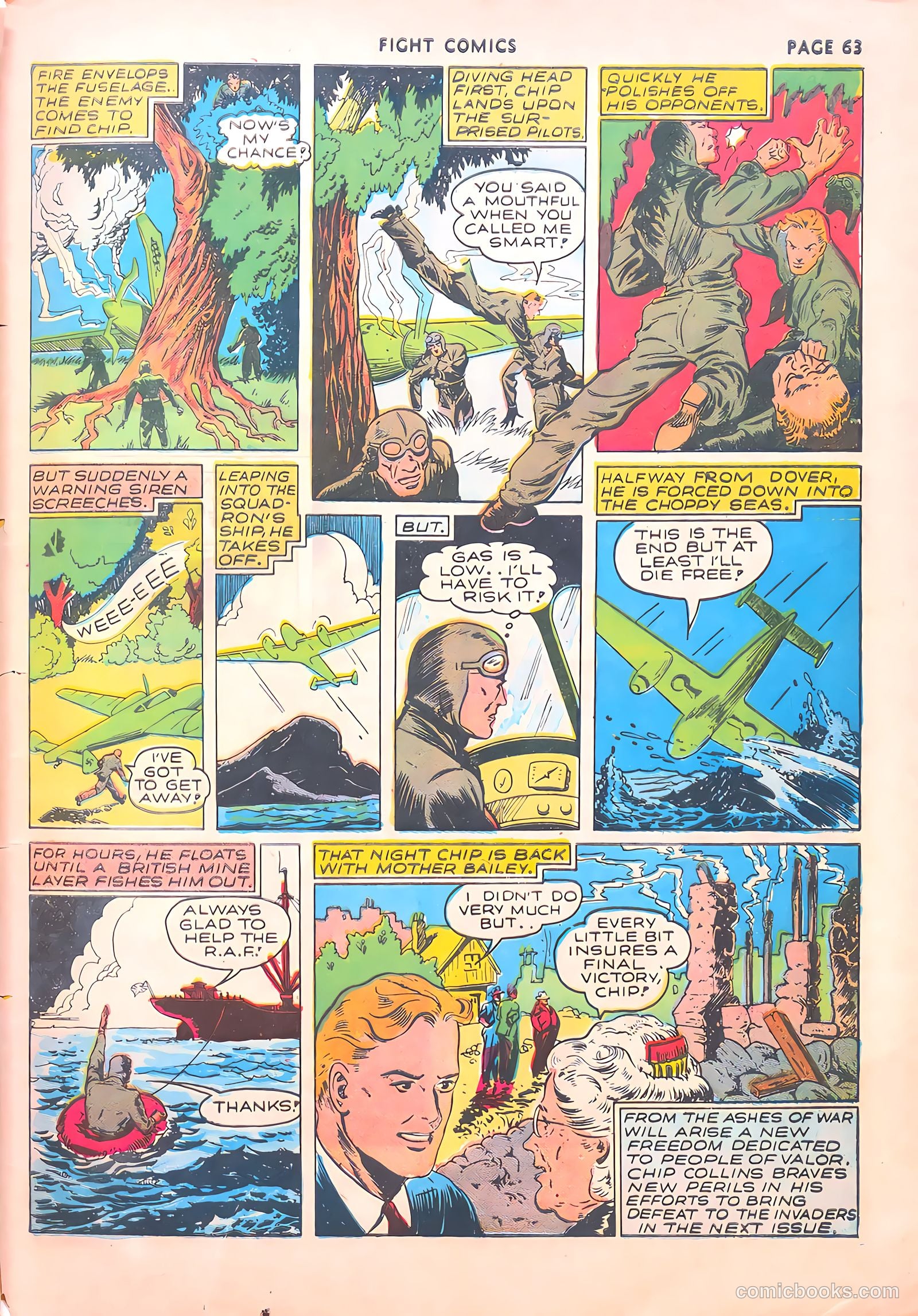 Fight Comics #15 (1941) — page 65 of 69