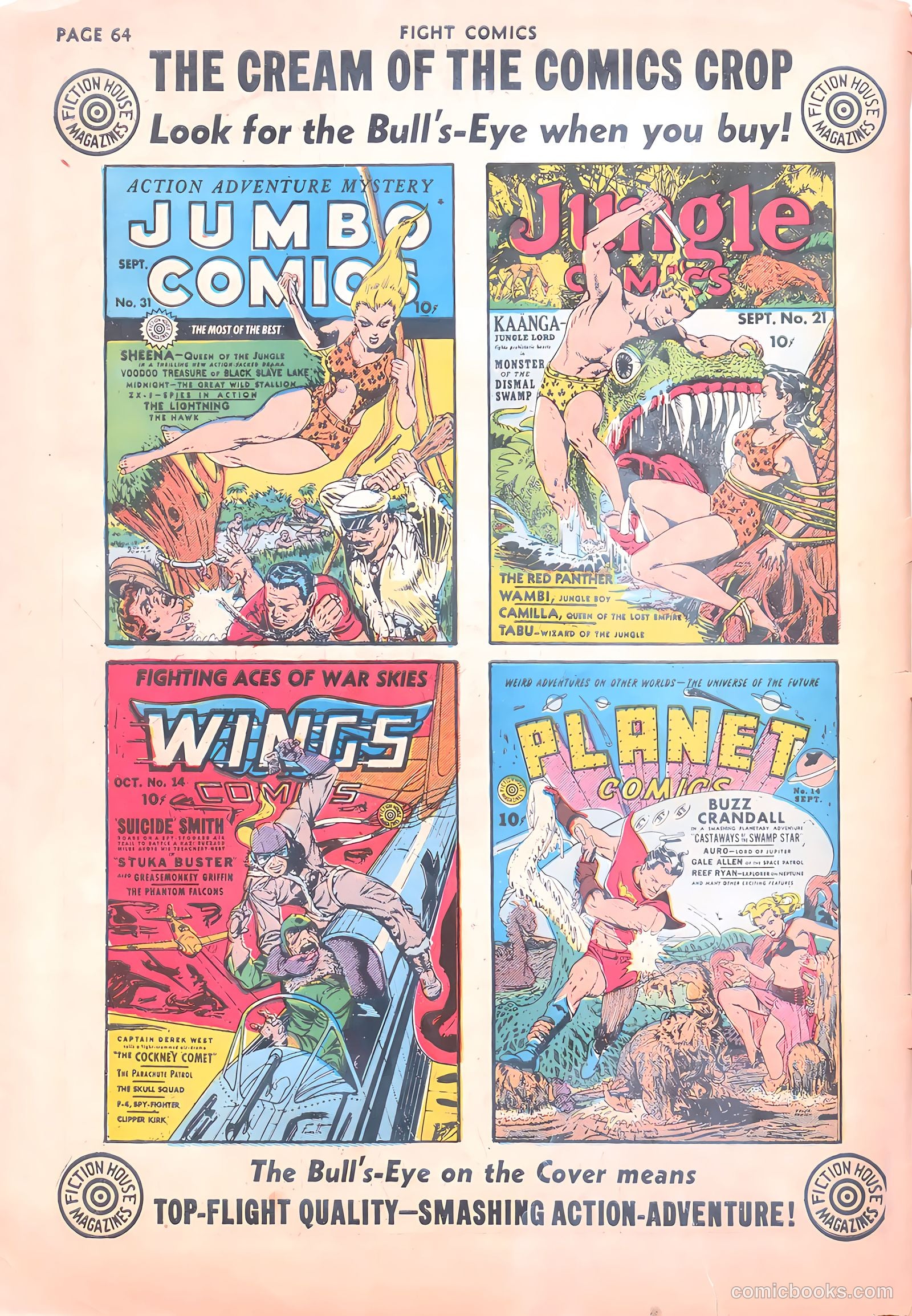 Fight Comics #15 (1941) — page 66 of 69