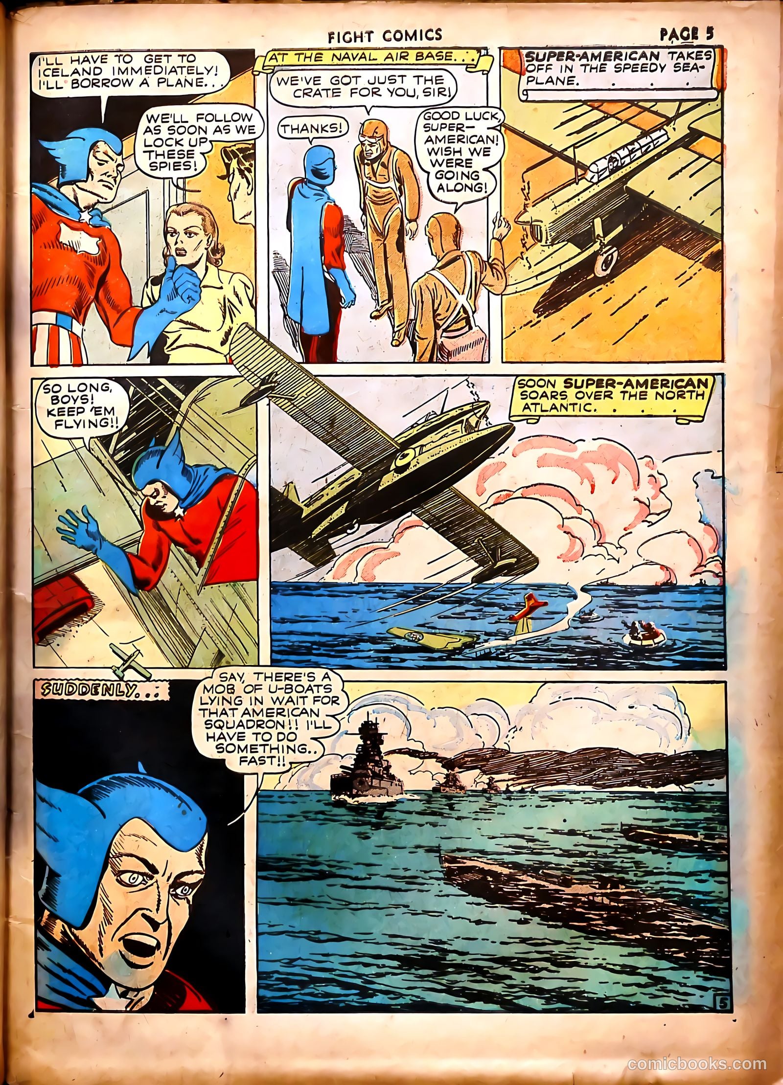 Fight Comics #17 (1942) — page 8 of 69
