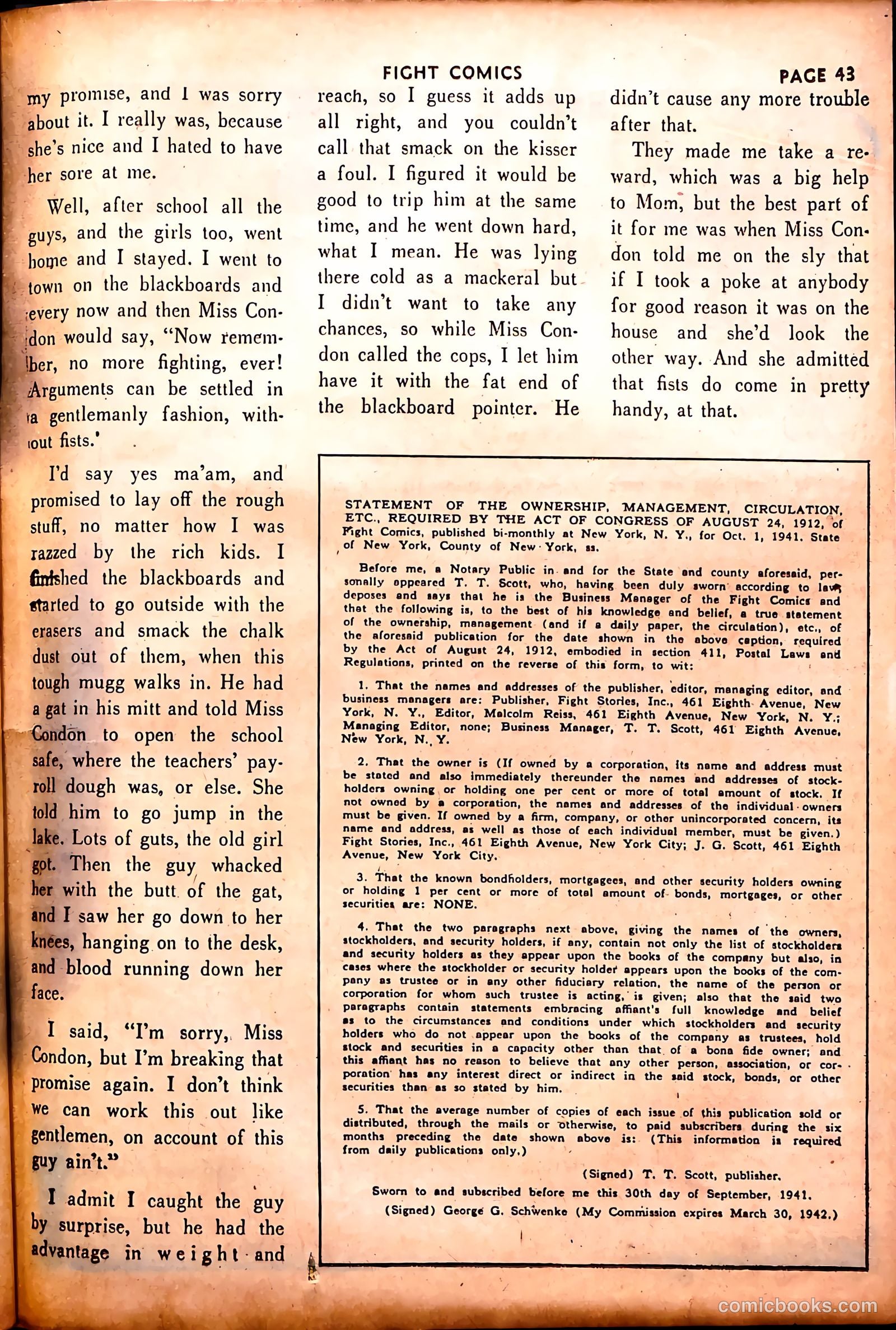 Fight Comics #17 (1942) — page 46 of 69