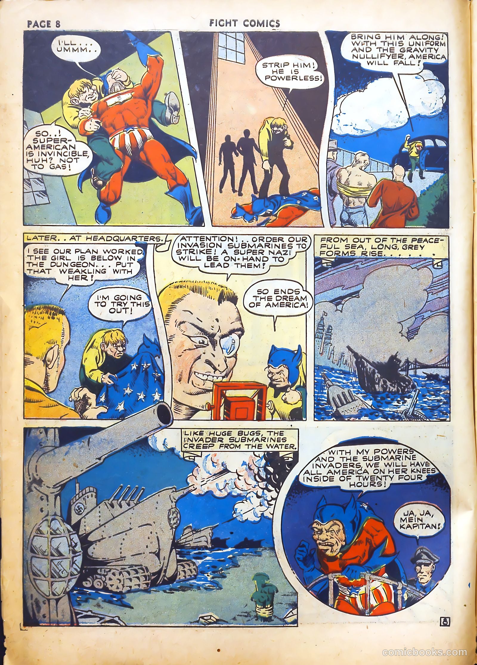Fight Comics #18 (1942) — page 10 of 73