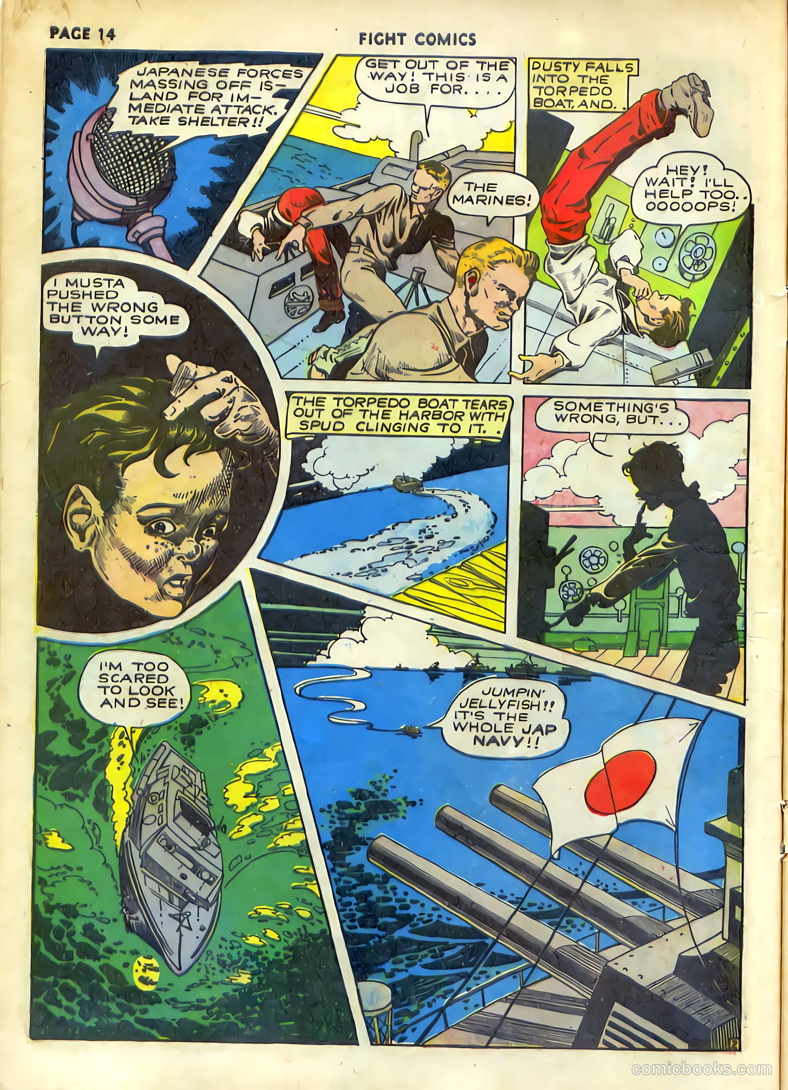 Fight Comics #19 (1942) — page 16 of 68