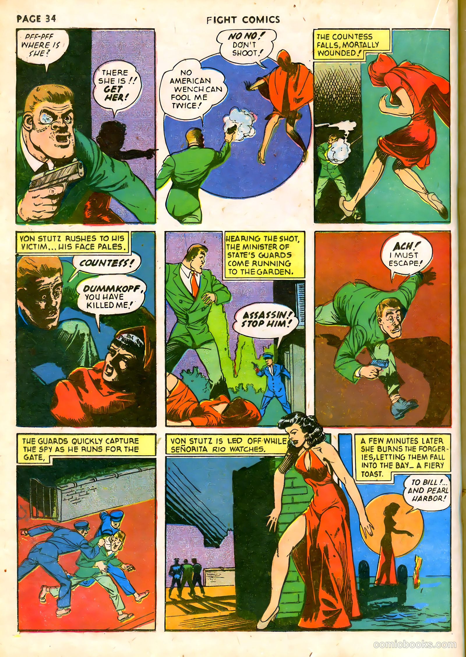 Fight Comics #19 (1942) — page 36 of 68