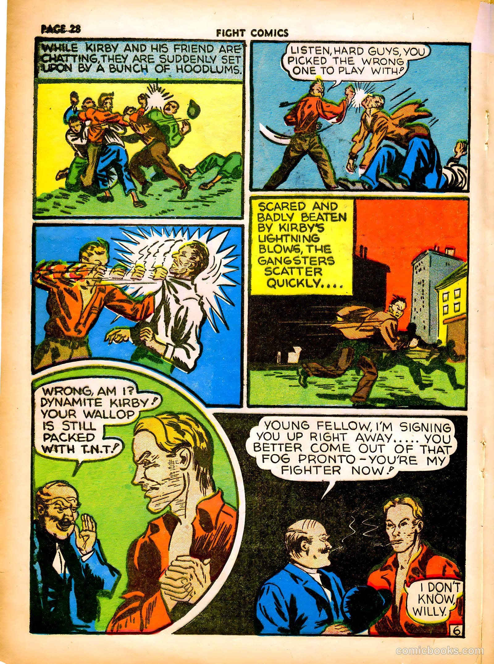 Fight Comics #2 (1940) — page 31 of 69