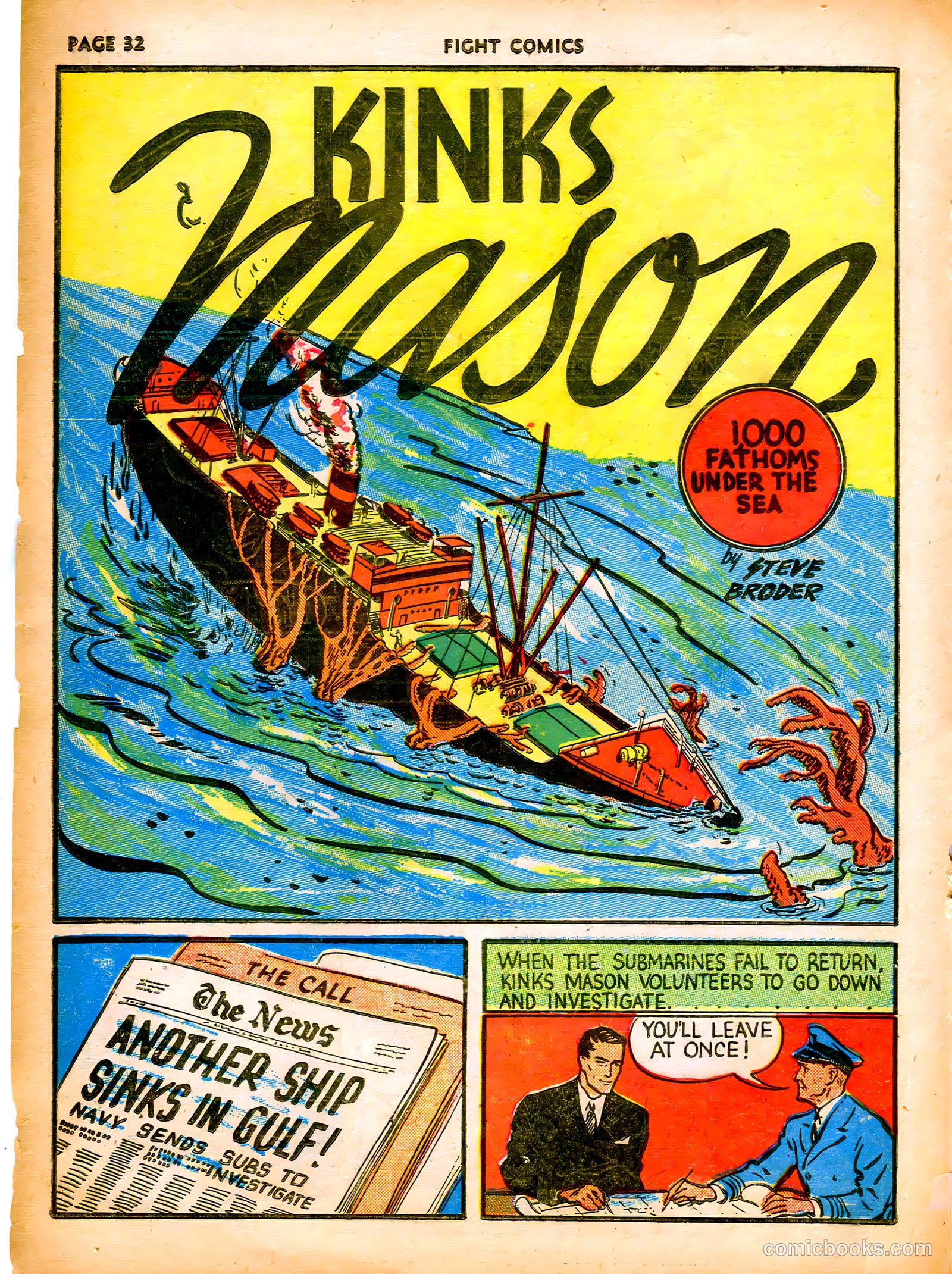 Fight Comics #2 (1940) — page 35 of 69