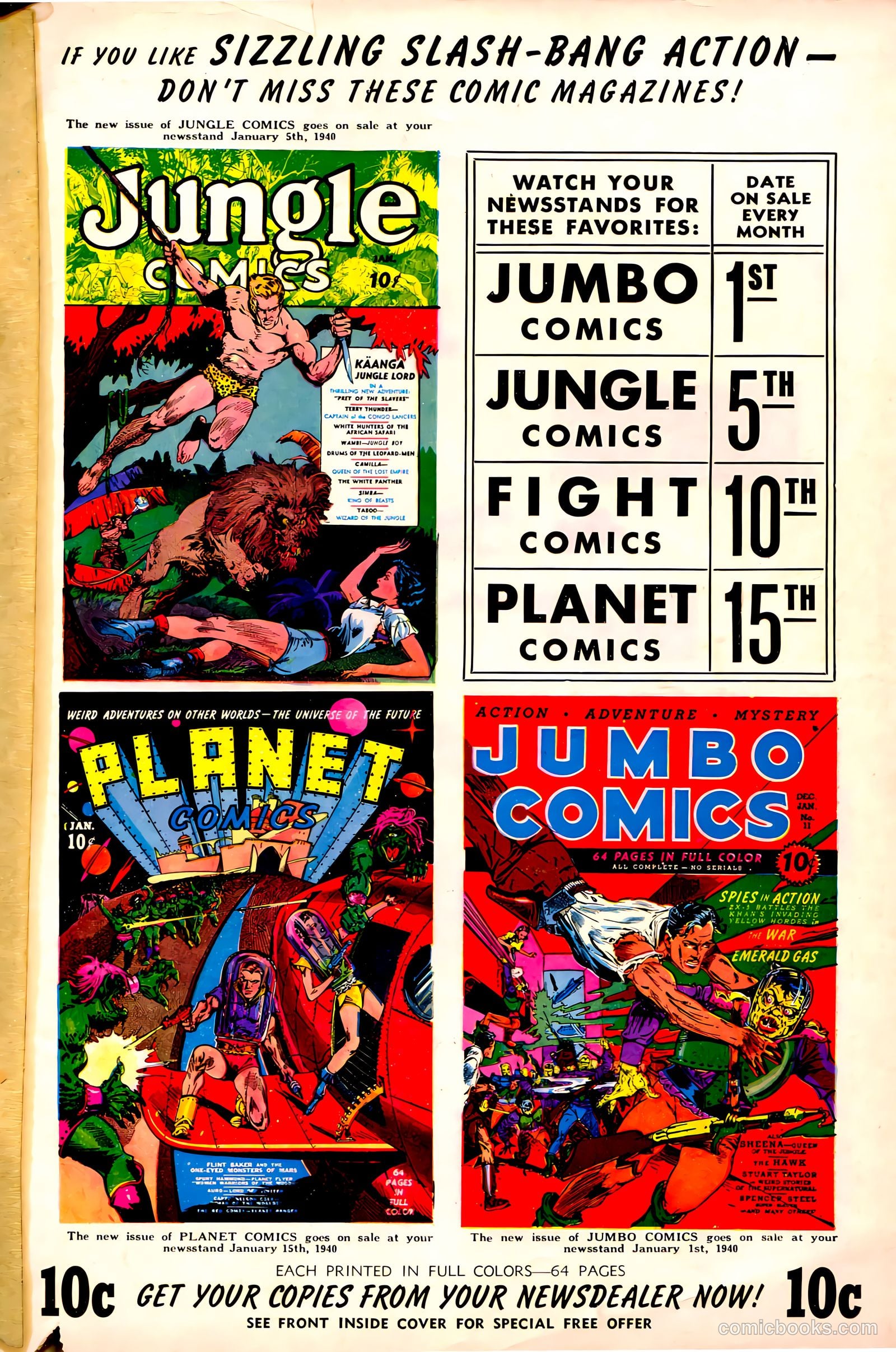 Fight Comics #2 (1940) — page 68 of 69