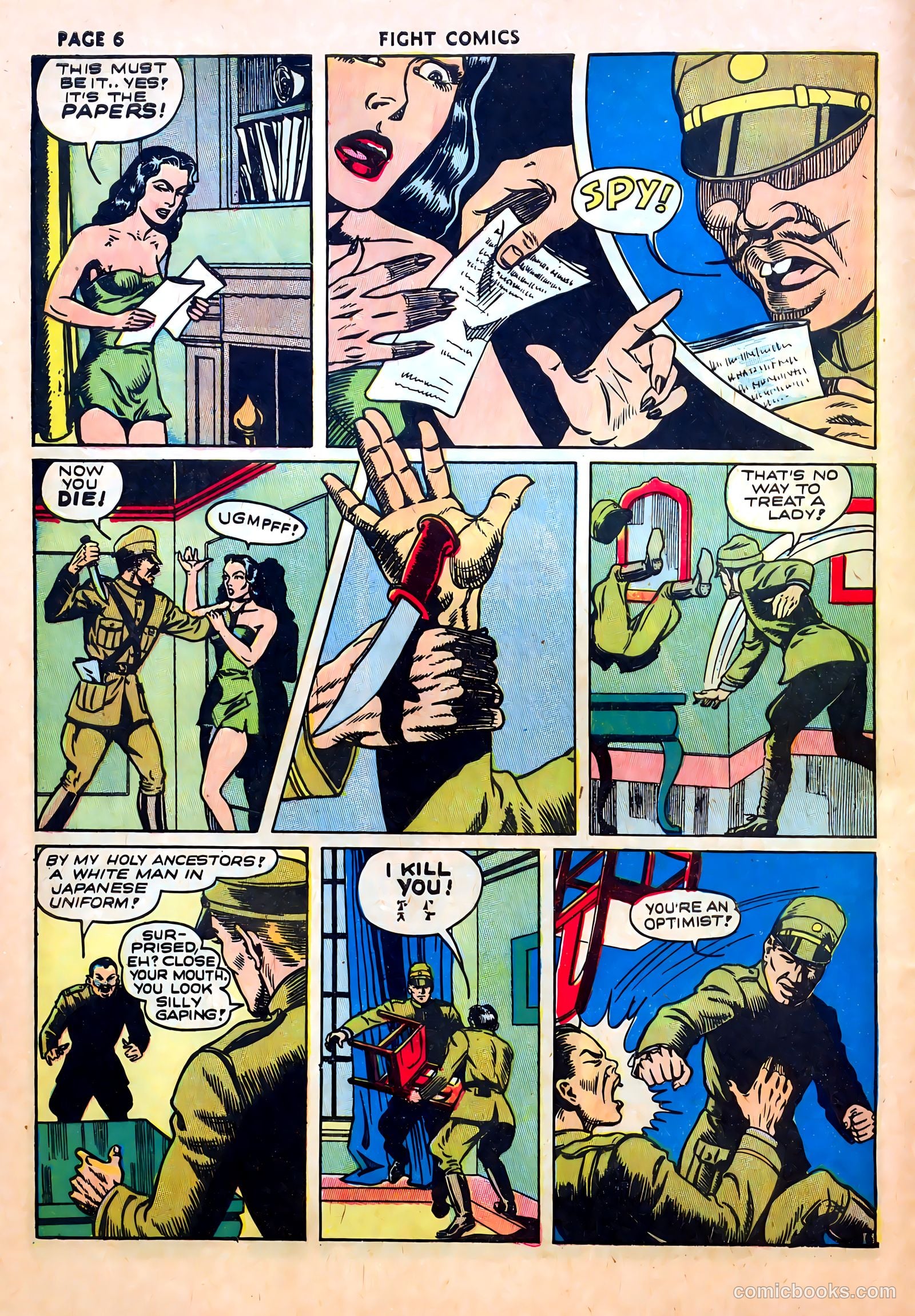 Fight Comics #20 (1942) — page 8 of 69