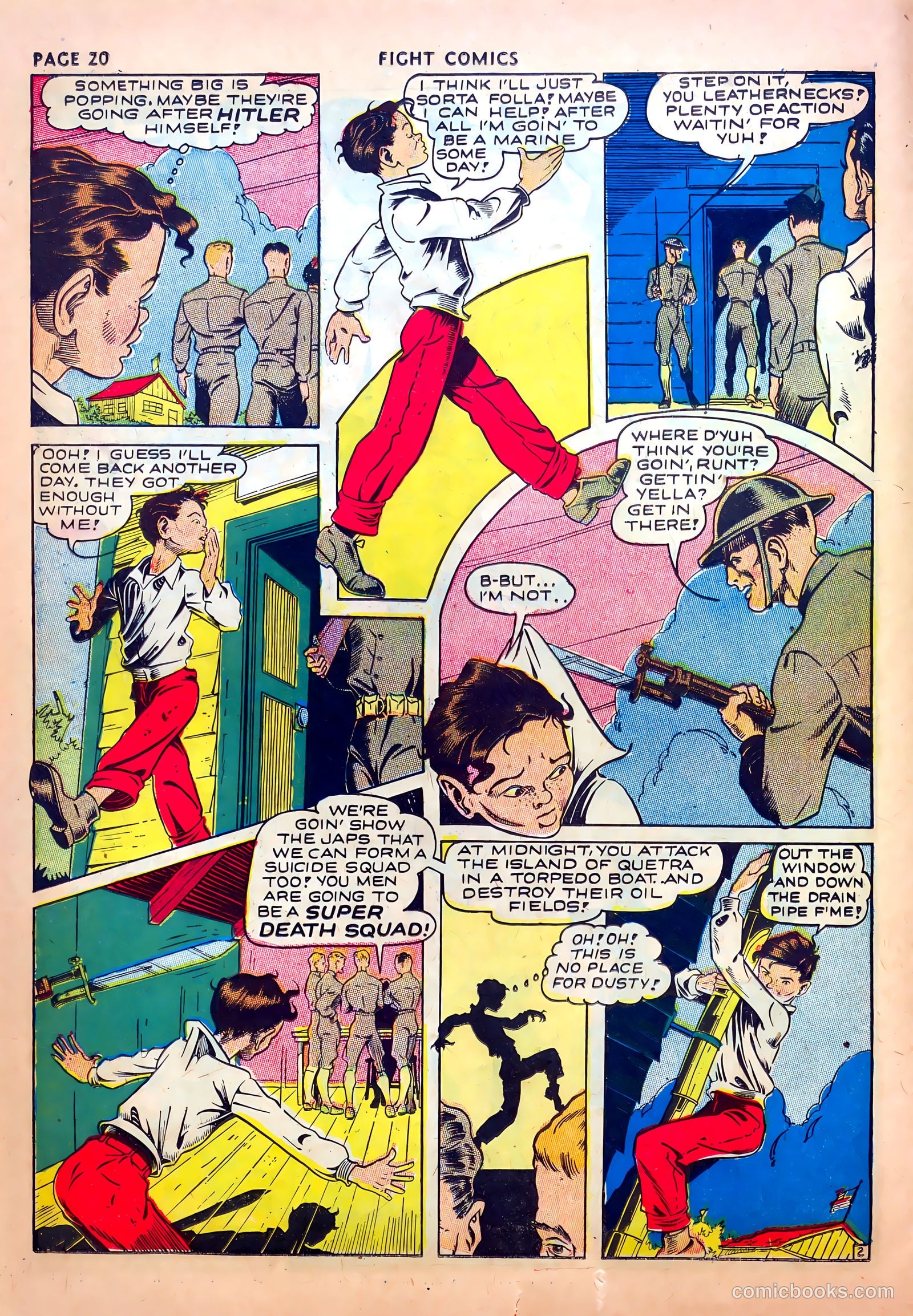 Fight Comics #20 (1942) — page 22 of 69